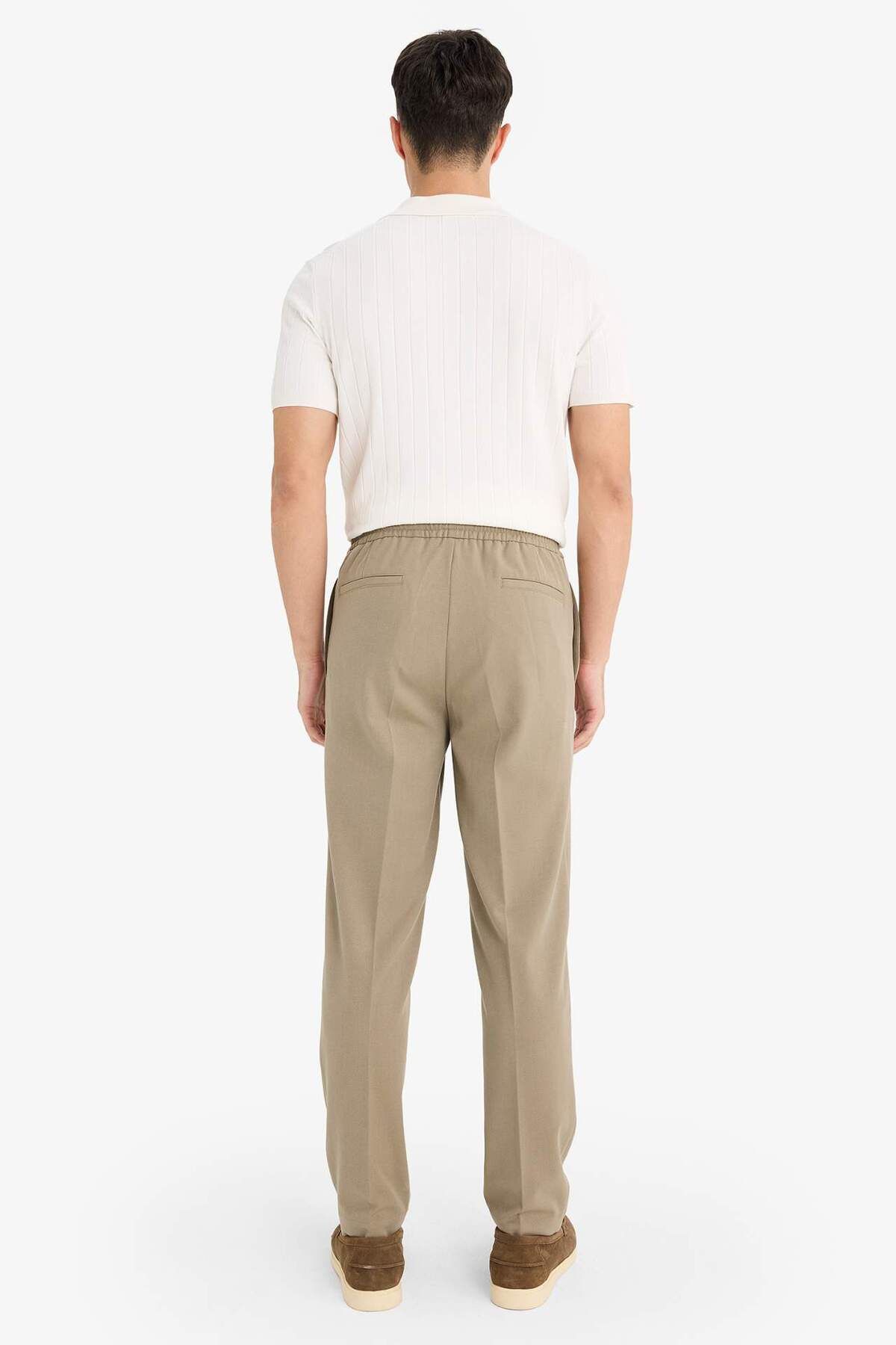 DeFacto-Buy Lace-Up Elastic Pocket Jogger Fit All-Way Stretch Soft Tuuse Pants A9943Ax25Au 7