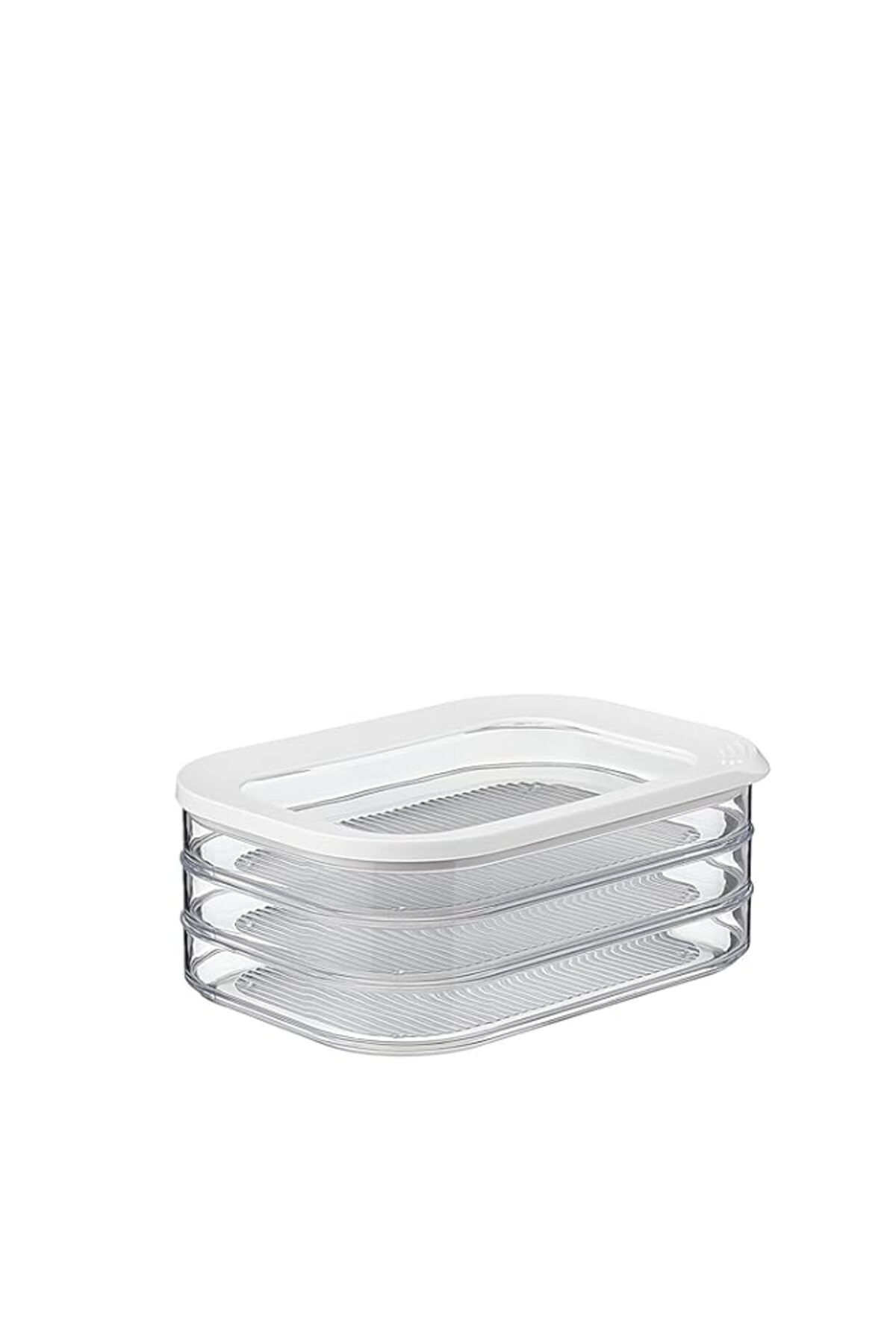 Generic-Mepal Cold Meat Boxes for Fridge with 3 Layers - Sausage Storage with Lid - Suitable for Storing Me 1