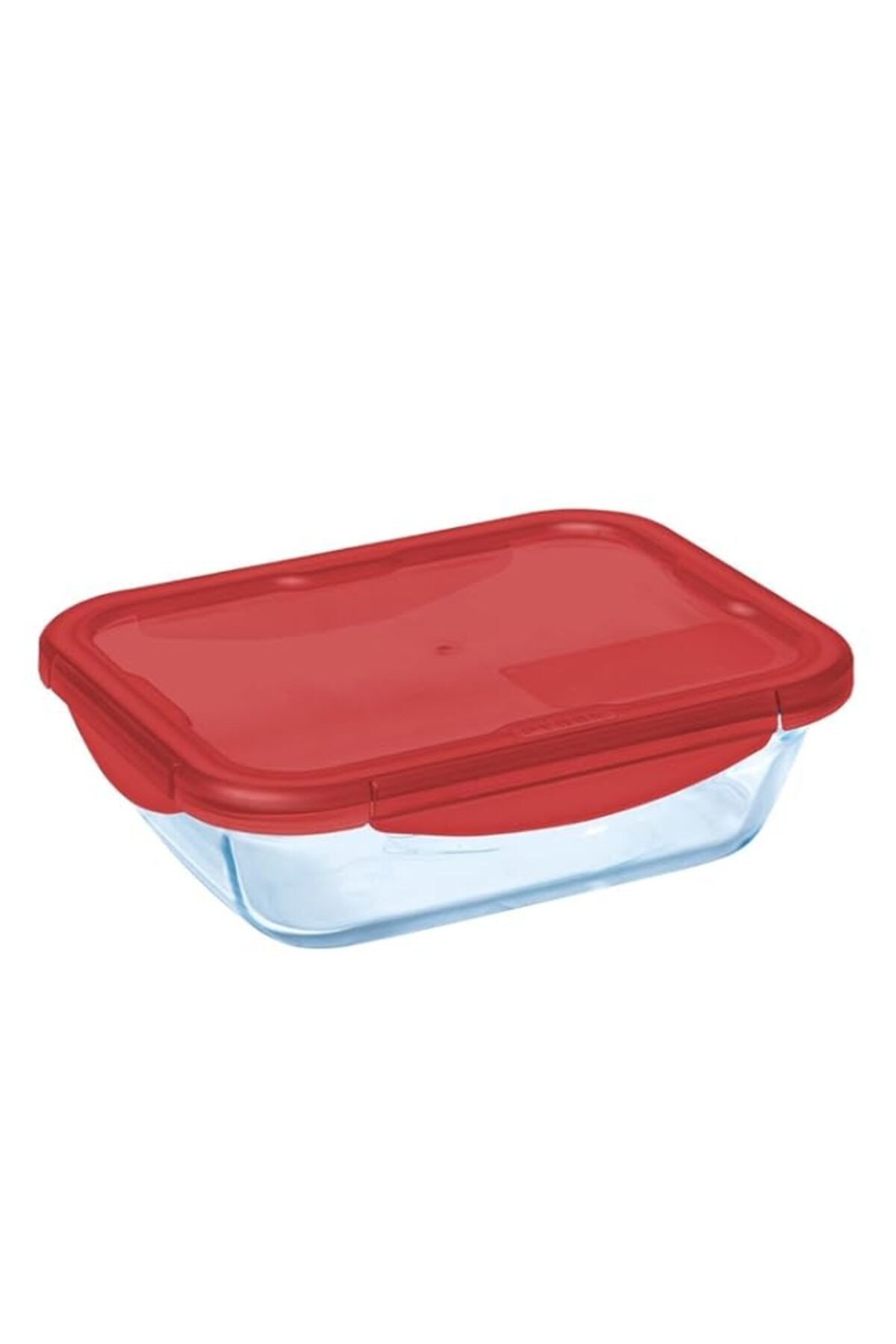 Generic-Pyrex Cook&Go 0.8L Rectangle Storage Dish with Airtight Lid - Versatile Freezer-to-Oven Solution - 1