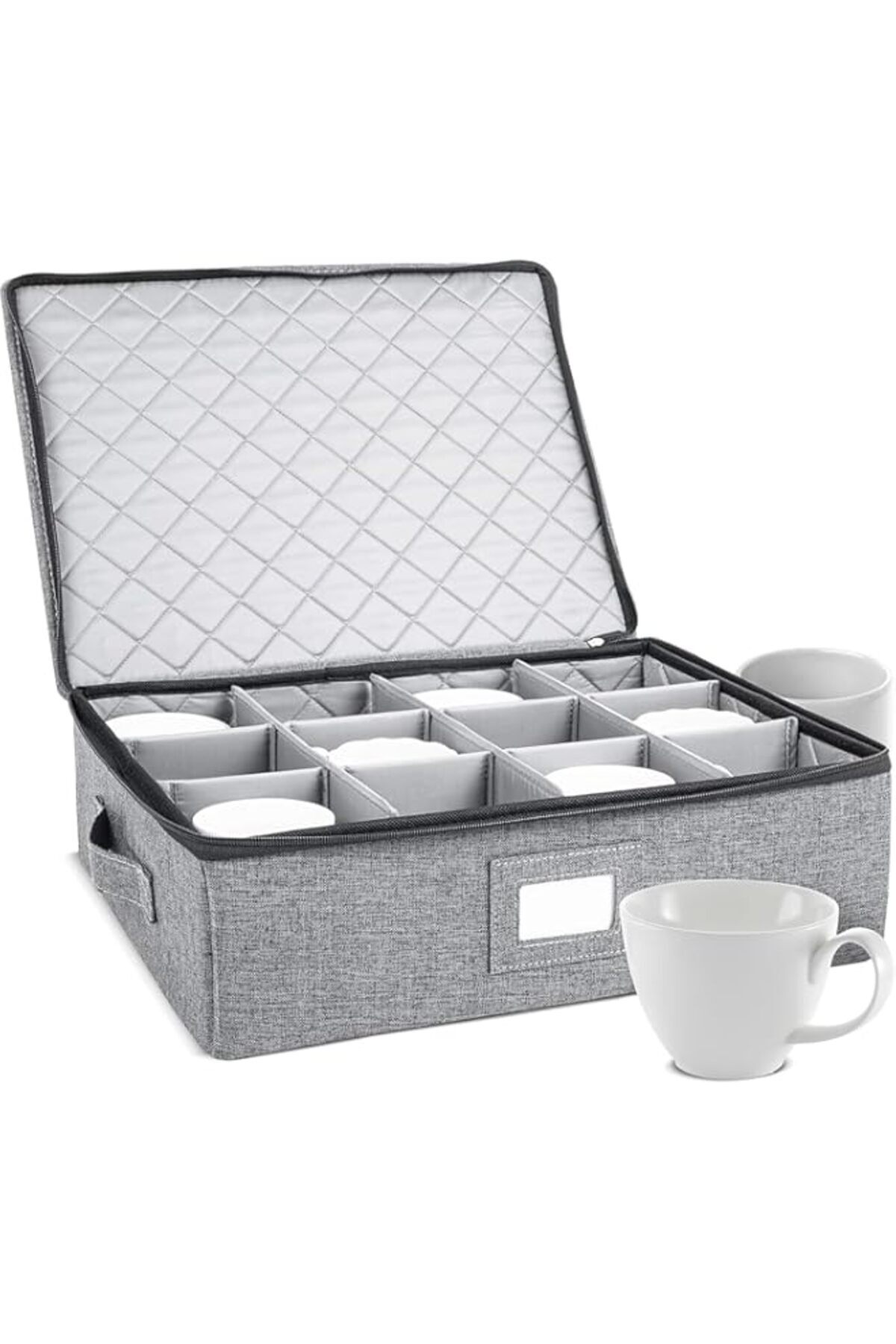 Generic-storageLAB China Storage Set, Hard Shell and Stackable, for Dinnerware Storage and Transport, Prote 1