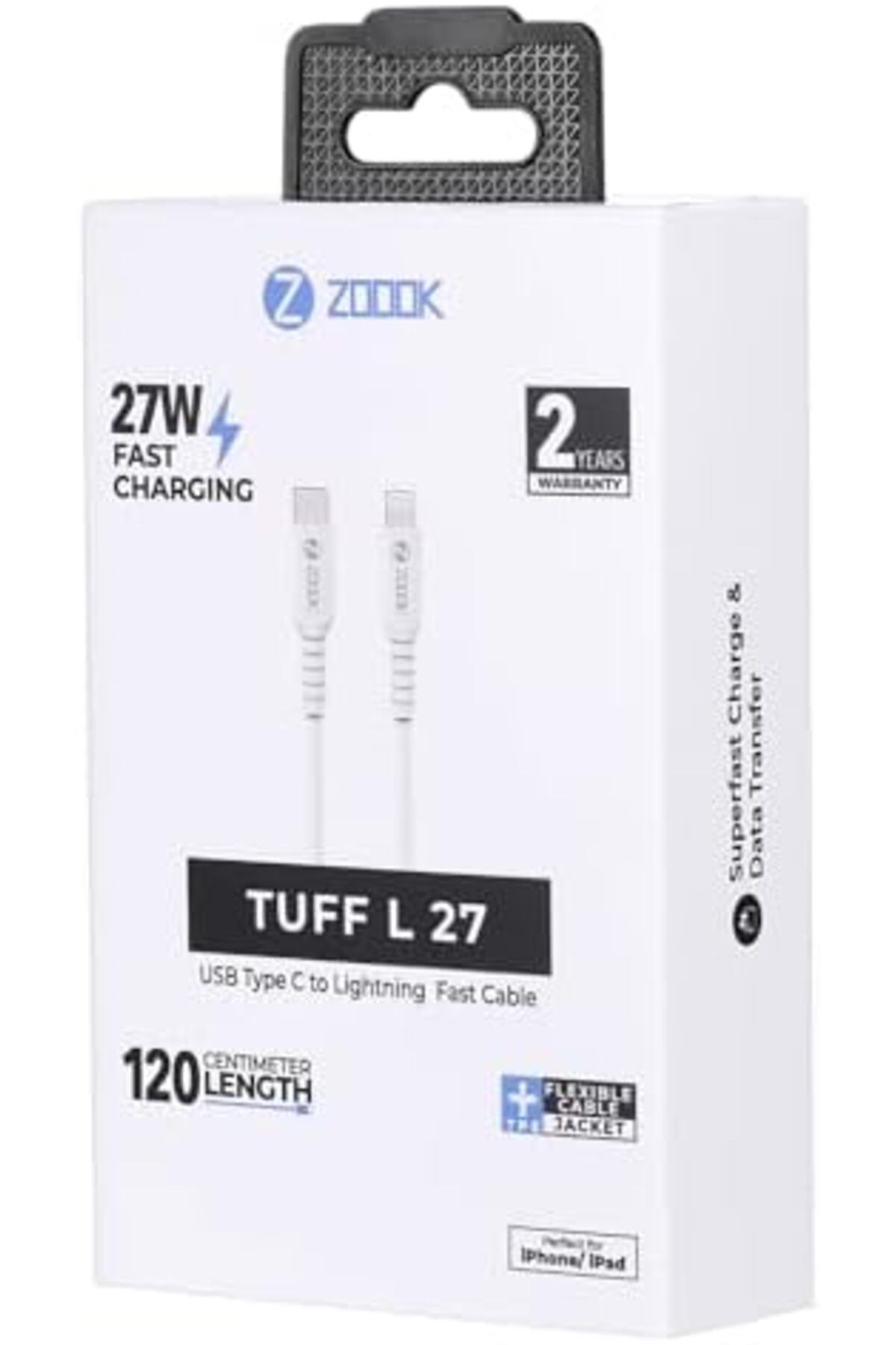 Zoook-USB C to Lightning Cable 65W (Fast Charging Cable for iPhone 13 Models and Previous Versions) 6