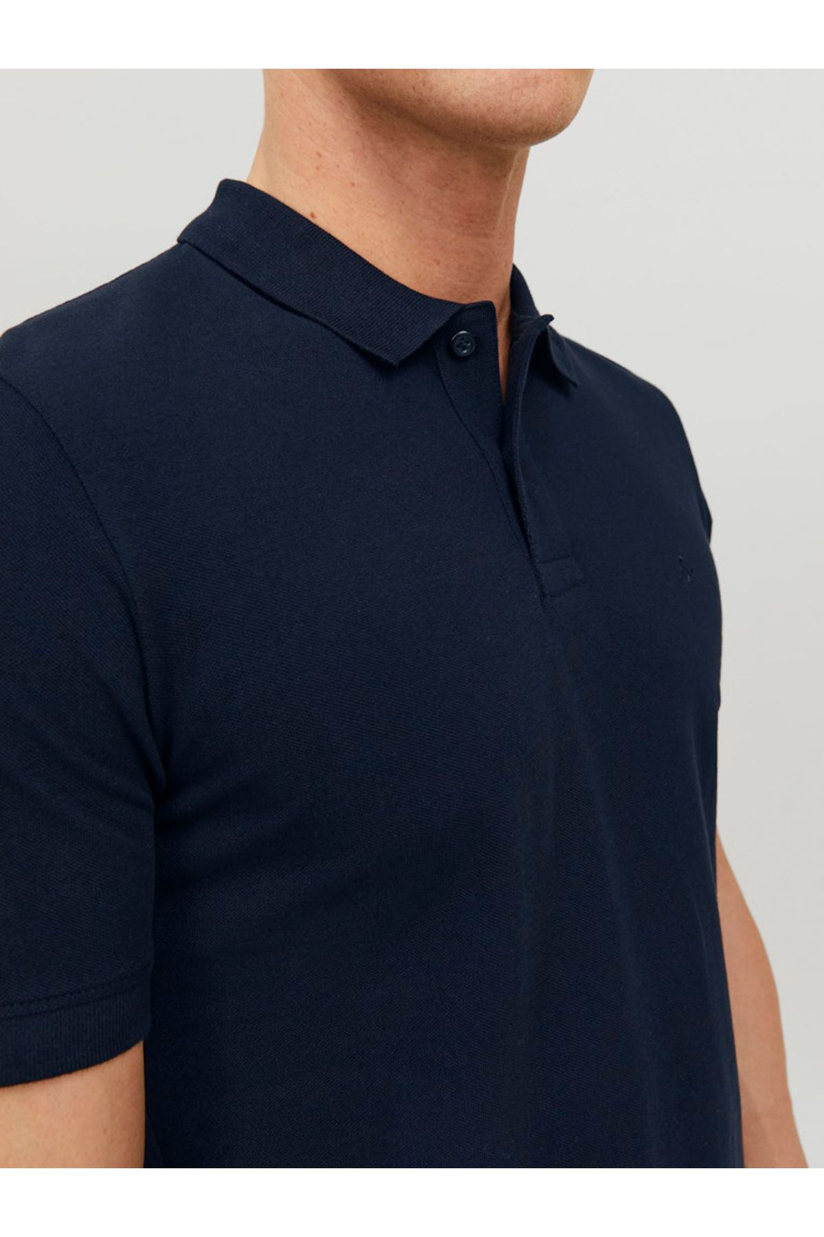 Jack & Jones-JJEBasic Regular Fit Polo with Button Placket 6