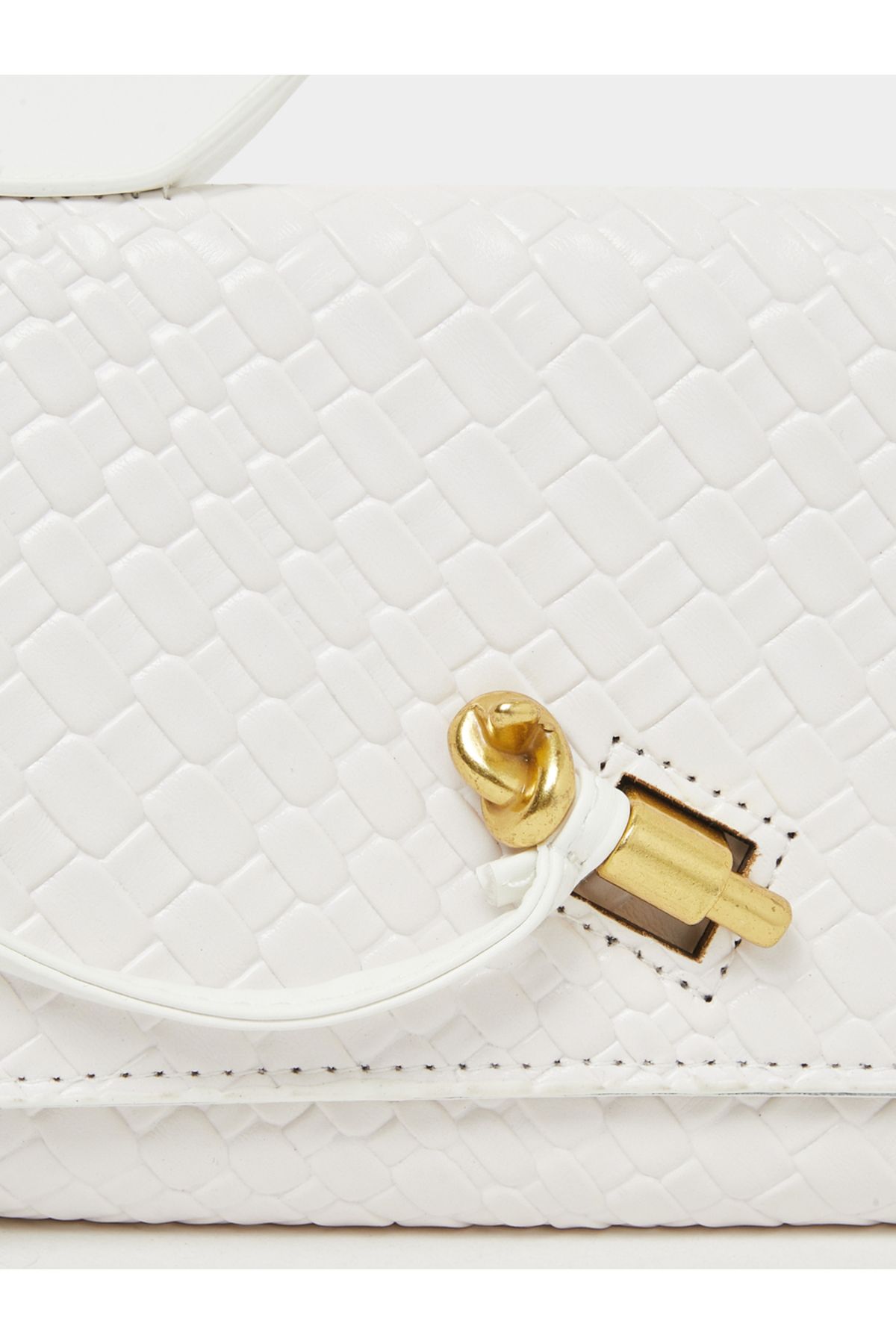 Styli-Textured Clutch with Top Handle and Removable Shoulder Strap 3