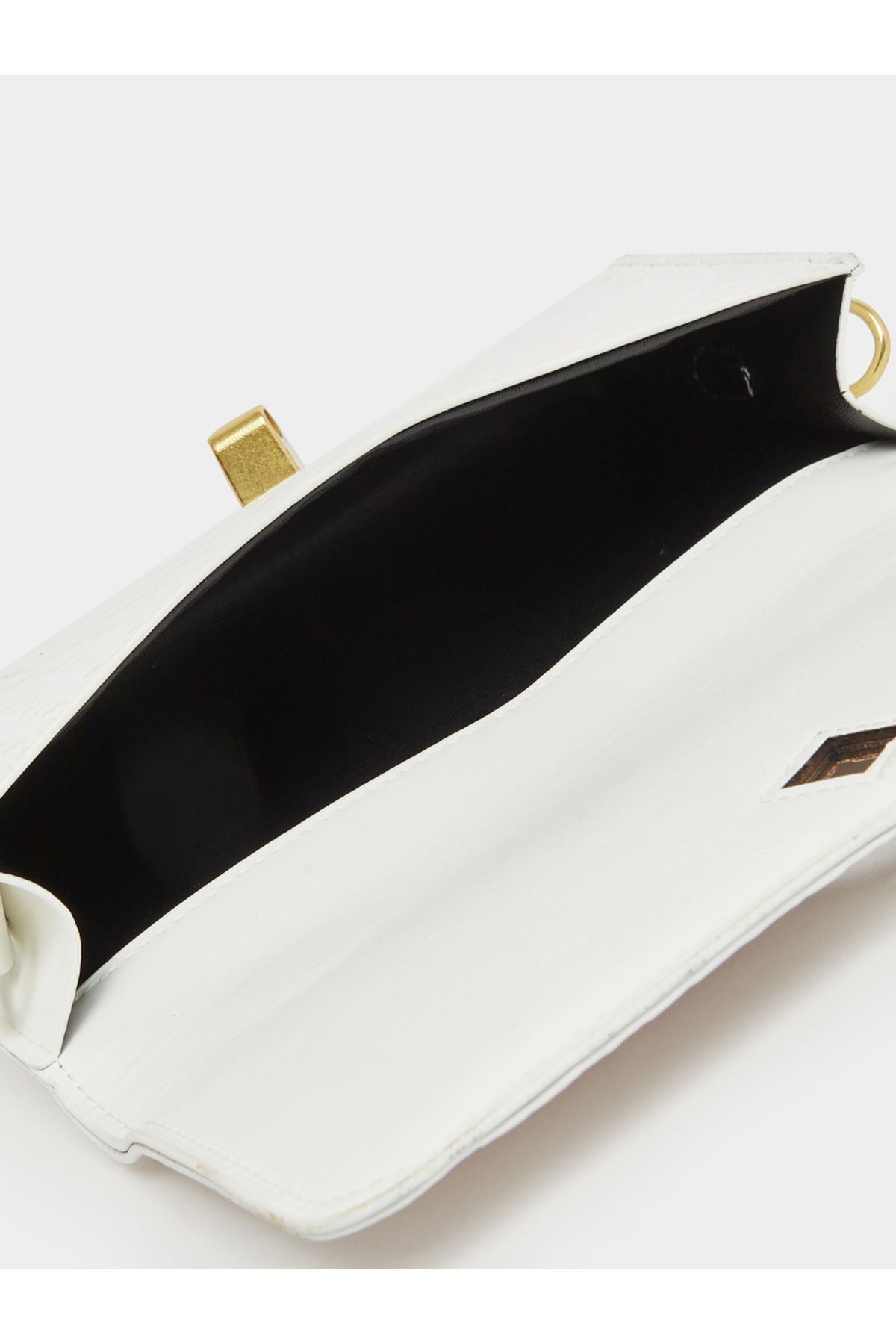 Styli-Textured Clutch with Top Handle and Removable Shoulder Strap 4