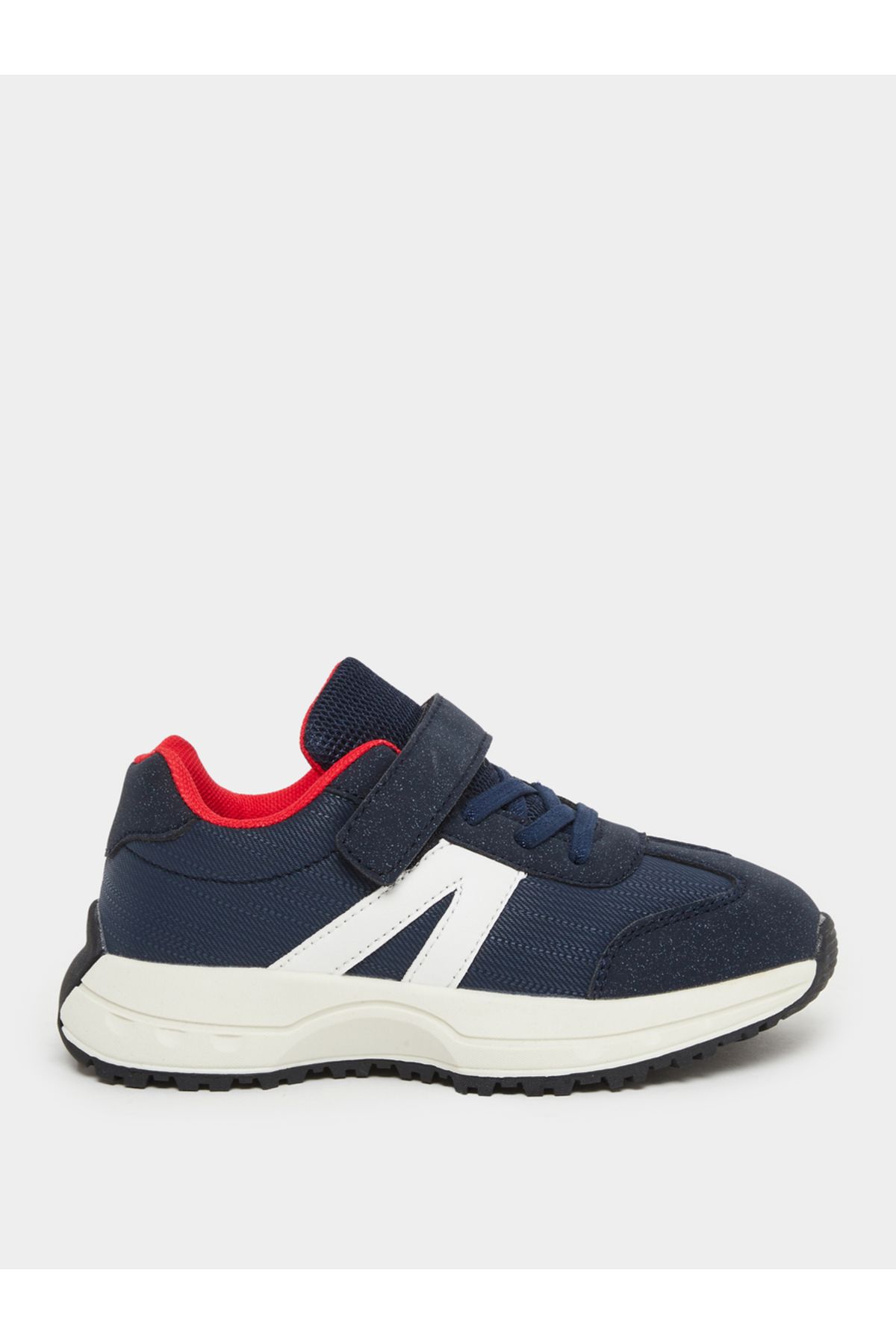 Styli-Panelled Sneakers with Hook and Loop Closure 1