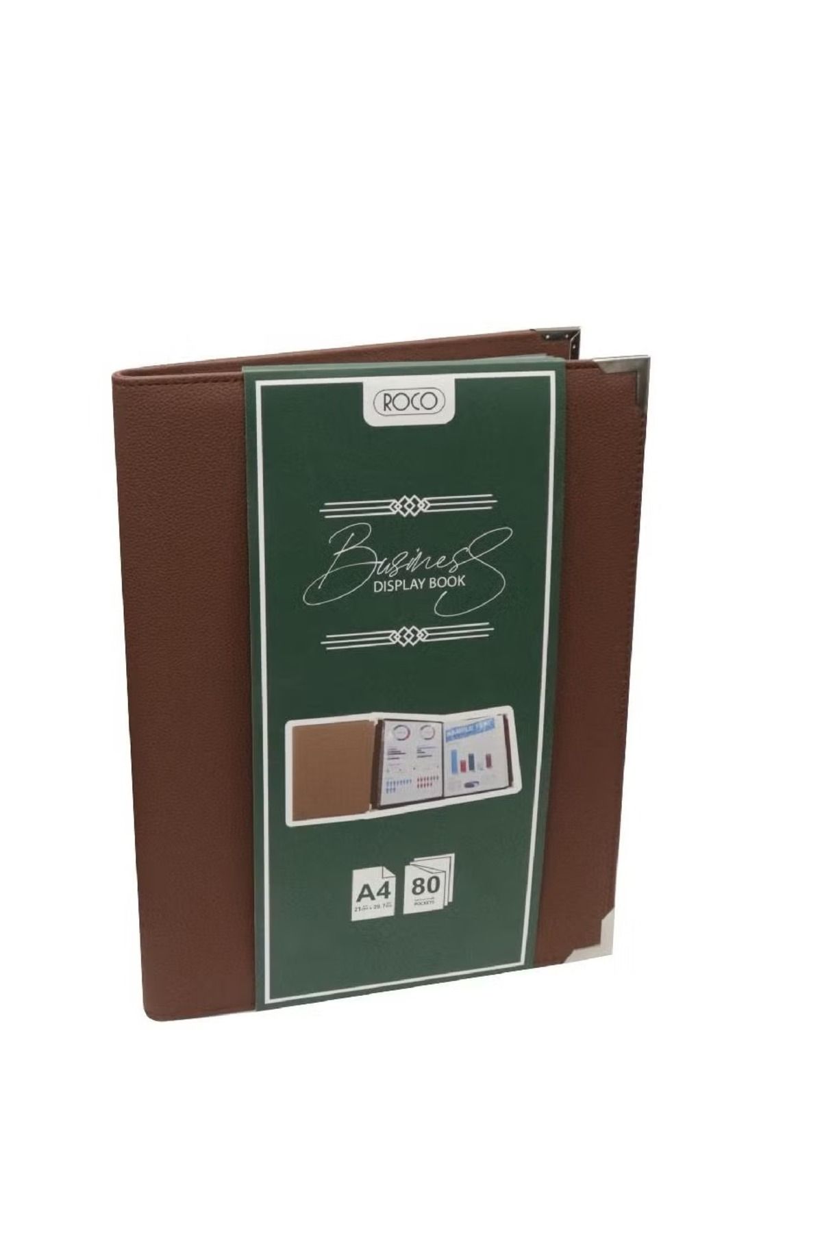 Roco-A4 Display Book with 80 Pockets – Durable File Organizer for Documents 1