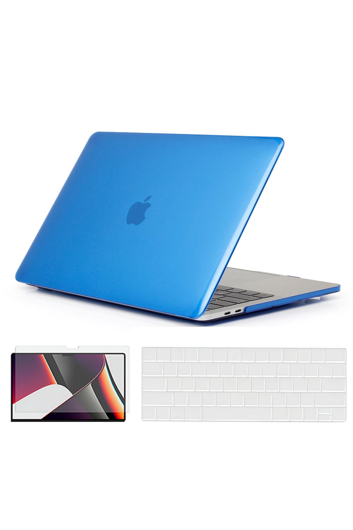 O Ozone-Slim Crystal Hard Case Combo | MacBook Pro 13 inch A1706, A1708, A1989, A2159, A2289, A2251, A2338, 1