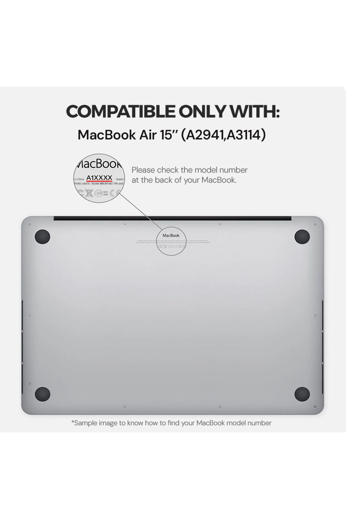 O Ozone-Slim Matte Case Combo | MacBook Air 15 inch A2941 M2 2023, A3114 M3 2024 Hard Shell Case with Keyboa 5