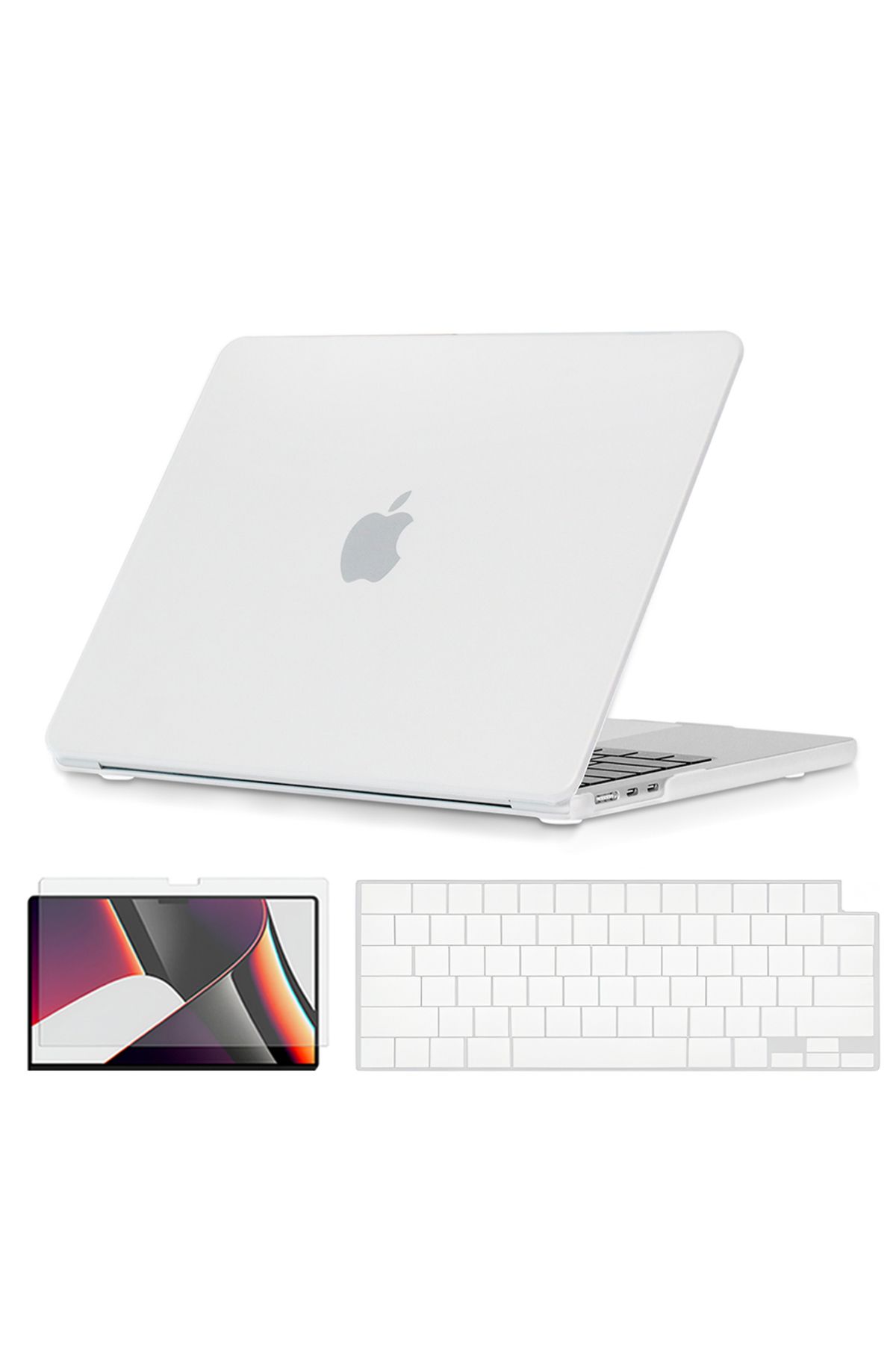 O Ozone-Slim Matte Case Combo | MacBook Air 15 inch A2941 M2 2023, A3114 M3 2024 Hard Shell Case with Keyboa 1