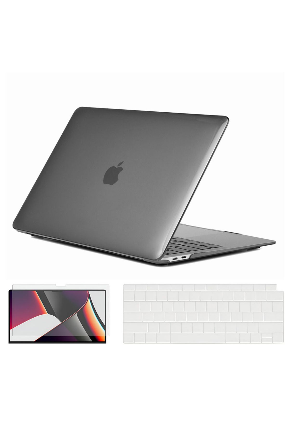 O Ozone-Ultra-thin Super Crystal Case Combo | MacBook Air 13 inch A1932, A2179, A2337, 2018-2020 Hard Shell 1