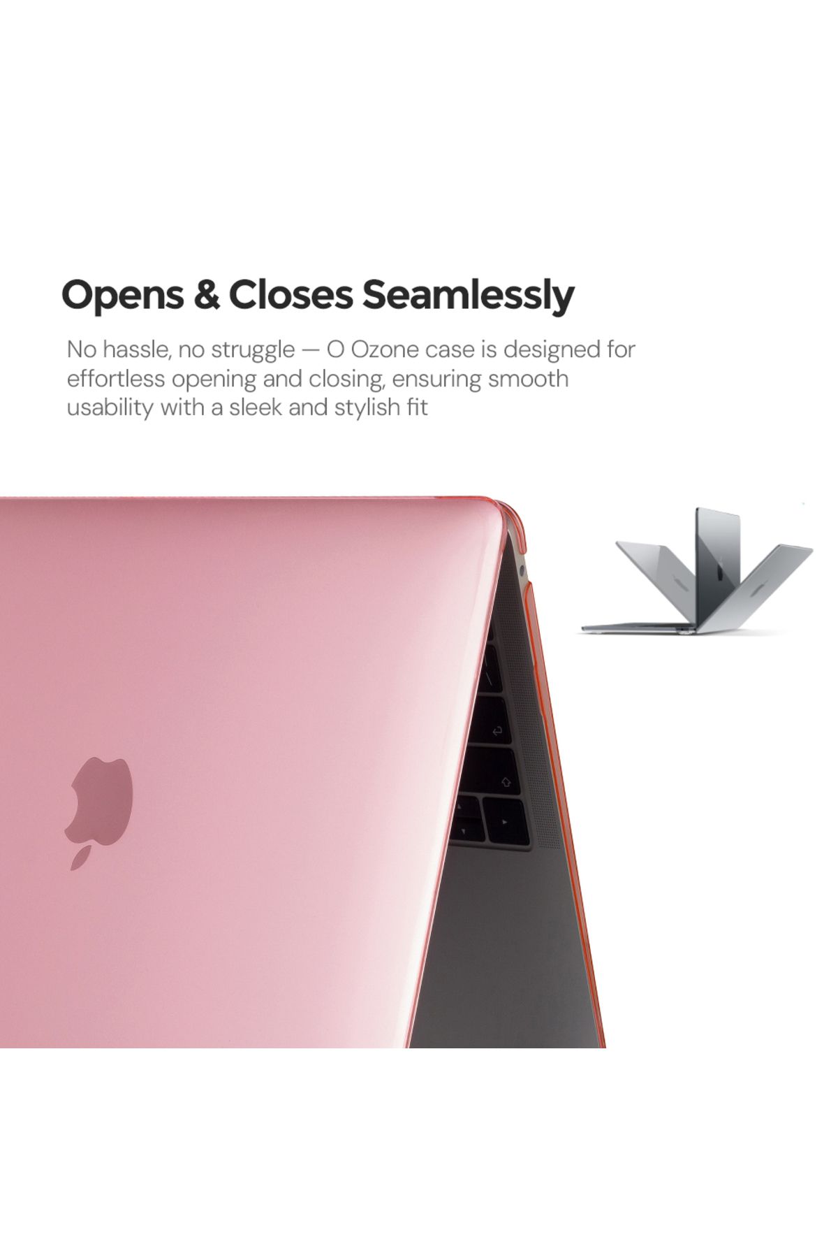 O Ozone-Slim Crystal Hard Case Combo | MacBook Pro 14 inch A2442, A2779, A2918, A2992 2021 A3112, A3185, A34 6