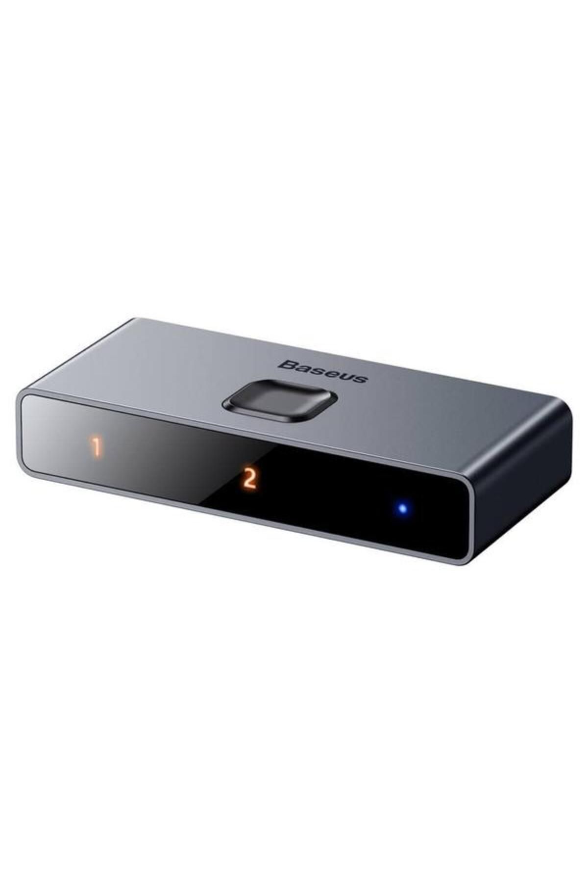 Baseus-Switch video Matrix CAHUB-BC0G, HDMI bidirectional - 2x HDMI 4K / 30 Hz (Grey) 8