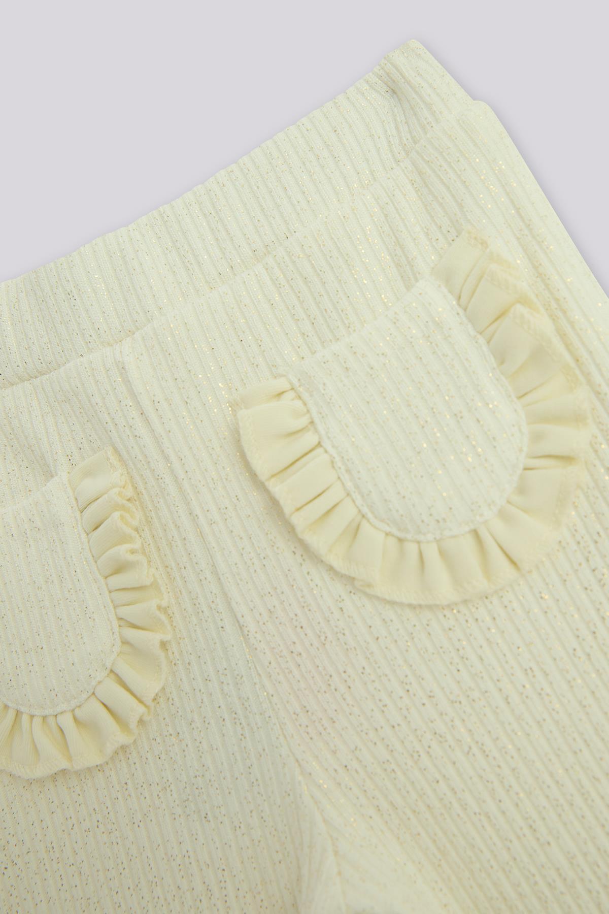 GB Baby BG Store Kız Bebek Ekru Tayt fotoğrafı 3 (önizleme)