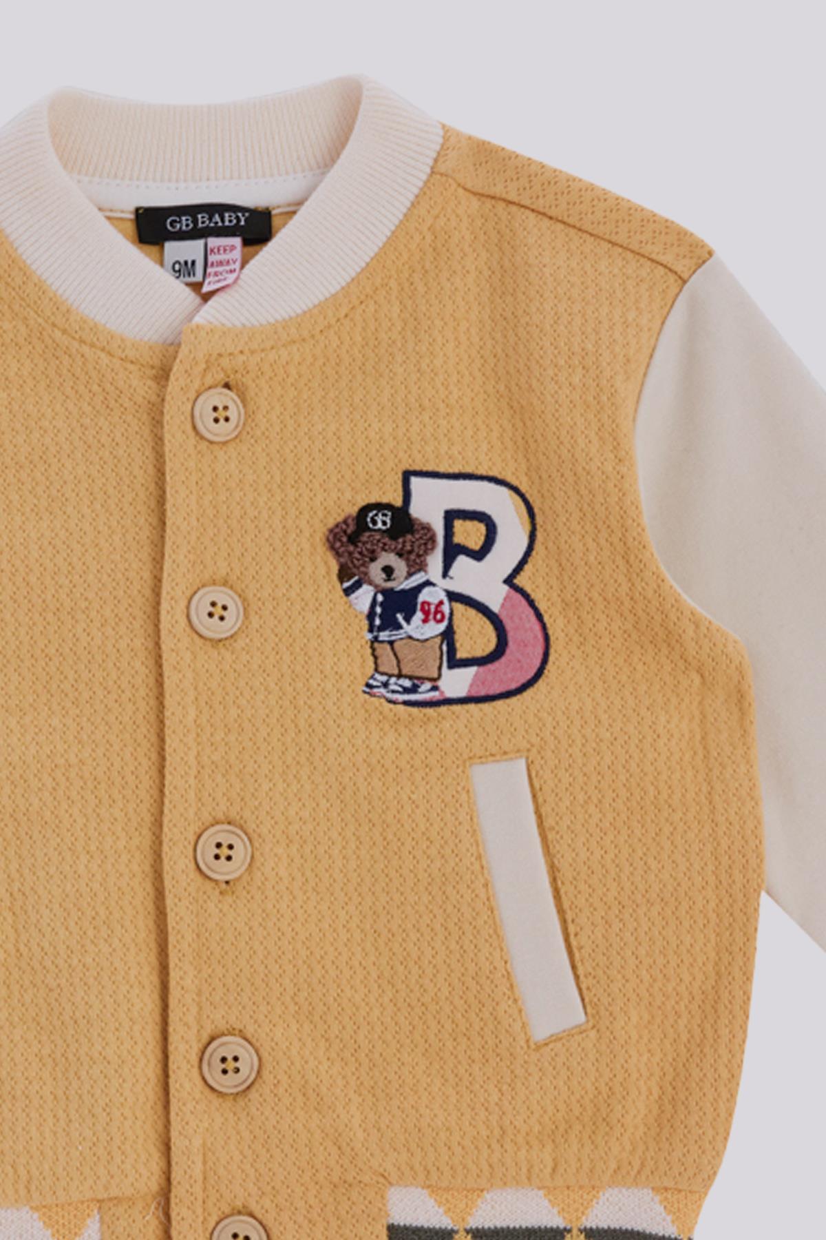 GB Baby BG Store Erkek Bebek Renkli Ceket fotoğrafı 3 (önizleme)
