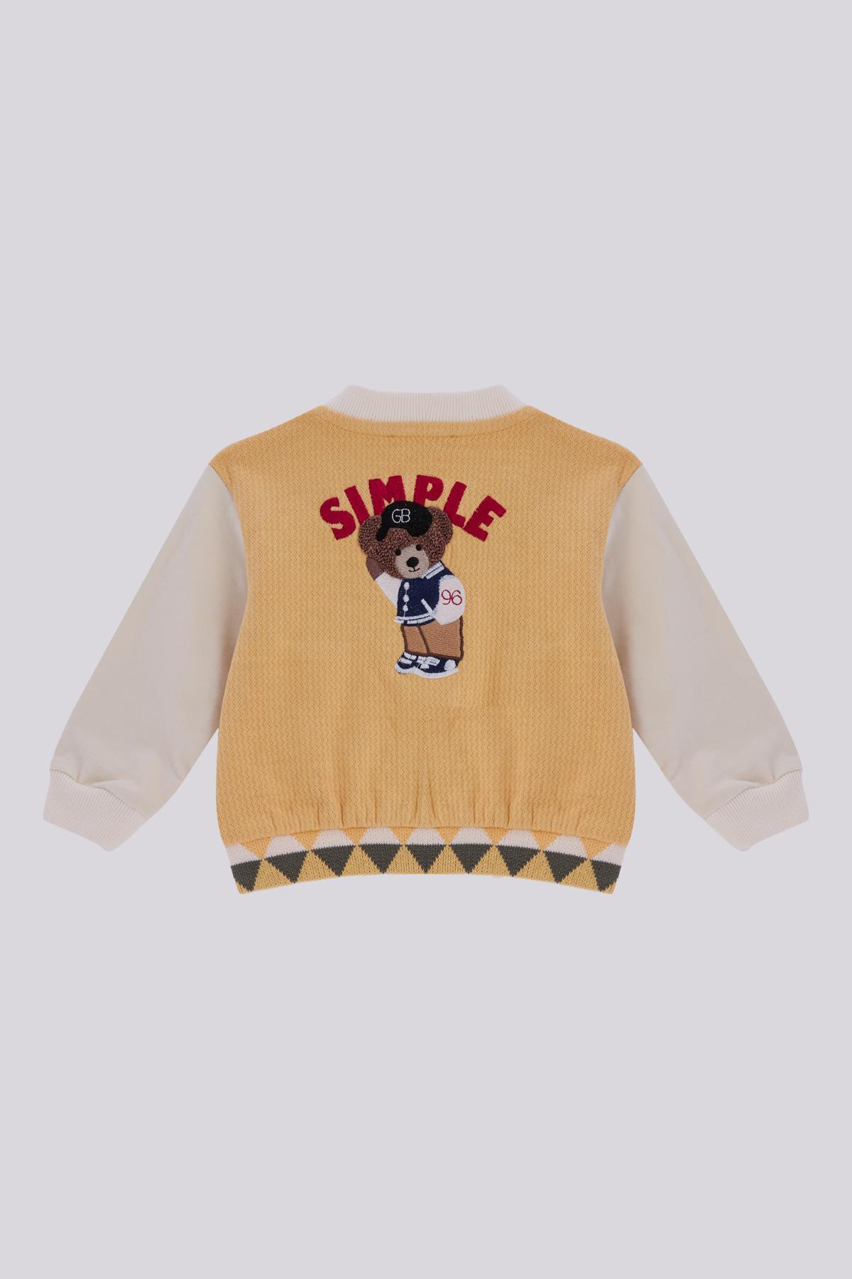 GB Baby BG Store Erkek Bebek Renkli Ceket fotoğrafı 2 (önizleme)