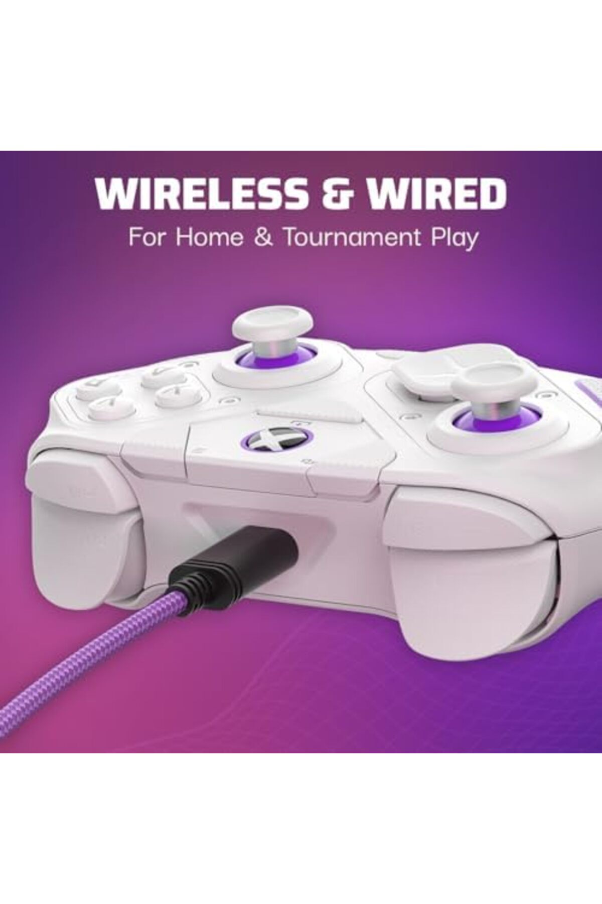 Pdp-Victrix Pro BFG Wireless Controller: White For Xbox Series X|S, Xbox One, and Windows 10/11 PC 5