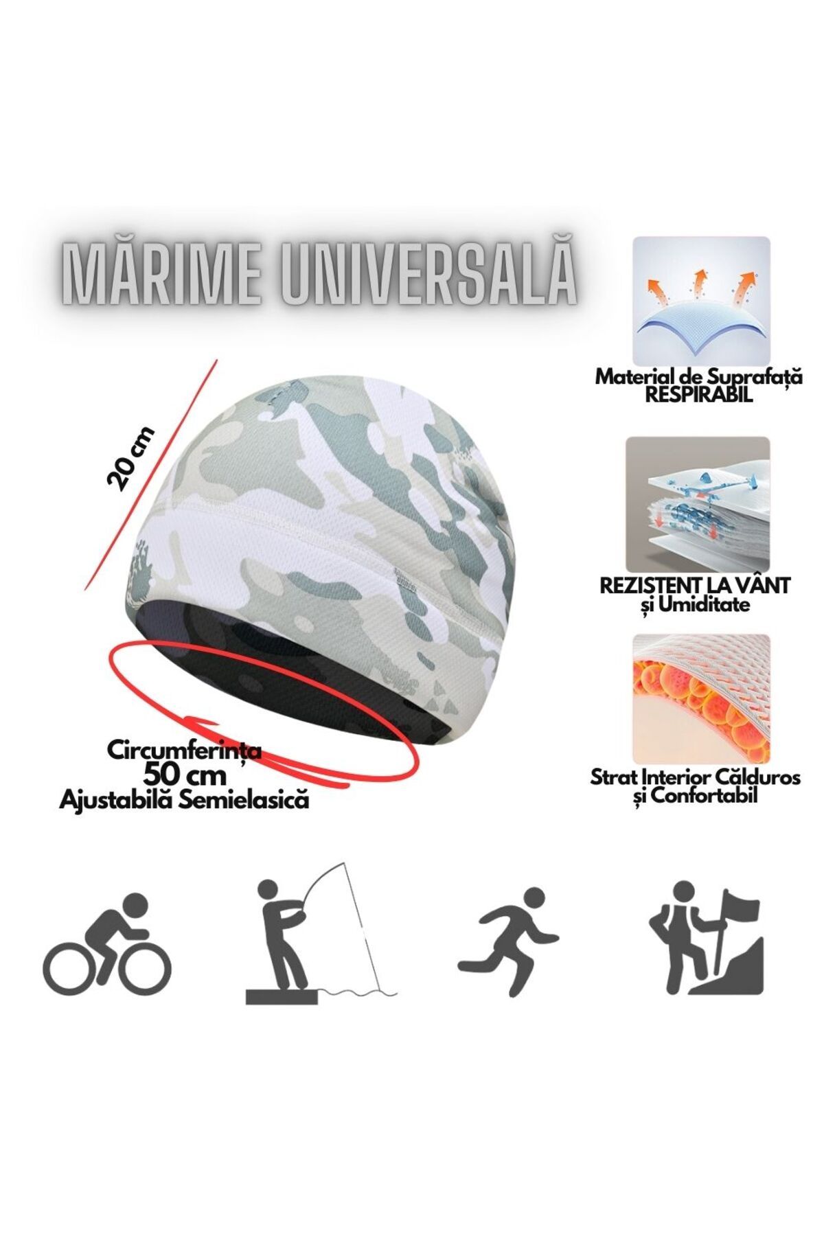 Hipolar-Hat, Multiple Colors, Windproof on the Outside and Fleece on the Inside, Semi-elastic 4