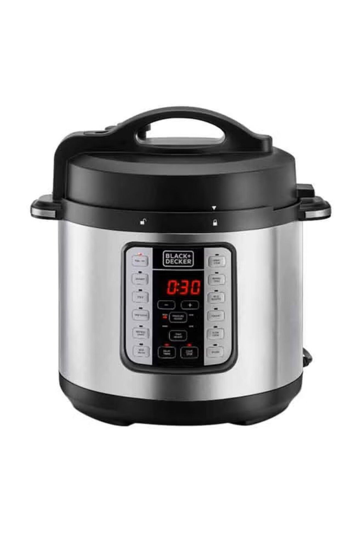 Black&Decker-BLACK+DECKER EZ Smart Steam Pot, Multi-Cooker, 7-in-1 Programmable Electric Pressure Cooker, Digital 1