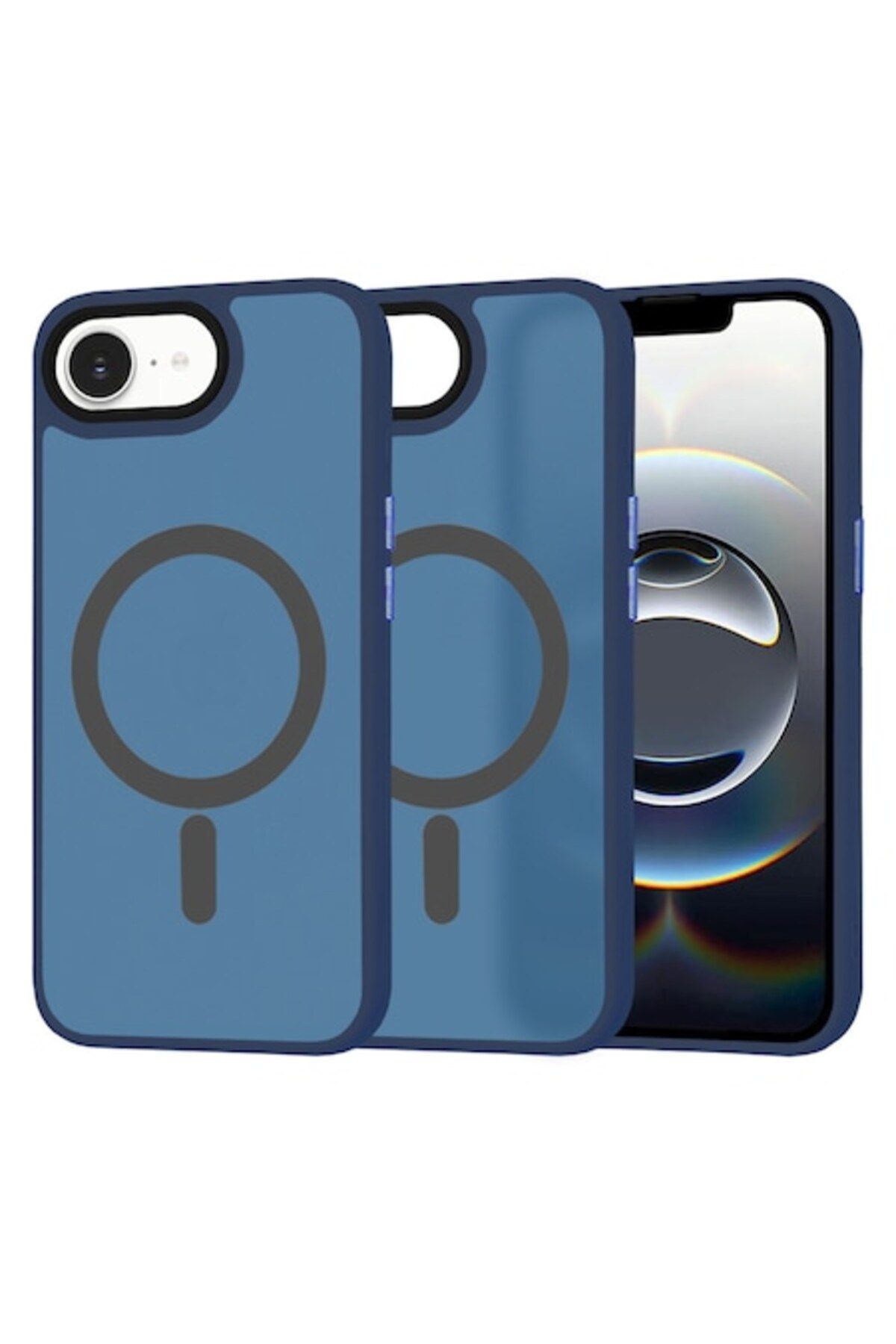 Royal-iPhone 16e Case, R32, Polycarbonate, Deep Blue 1