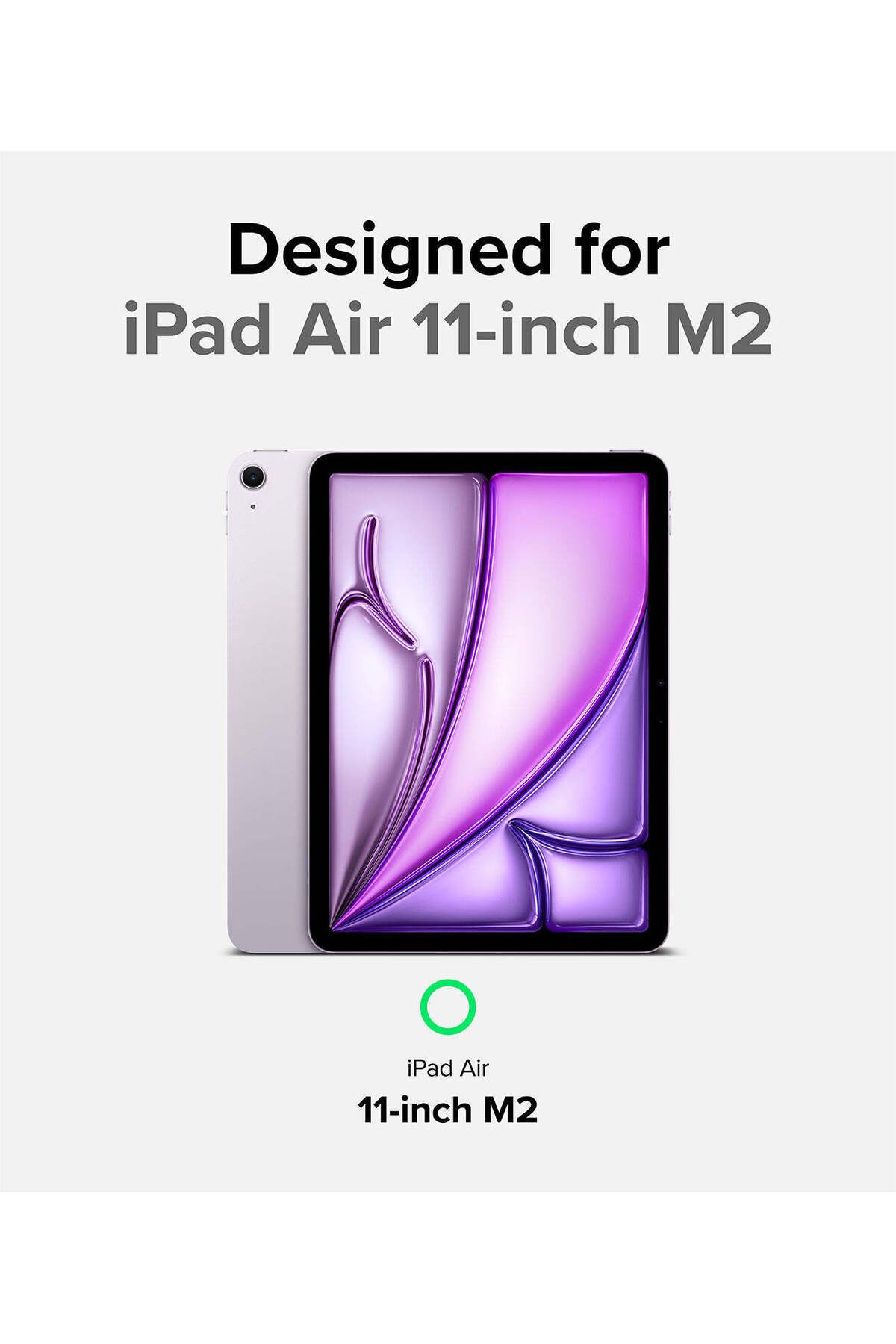 Ringke-iPad Air 11" M2 (2024) | واقي شاشة زجاجي مقوى سهل الانزلاق | مع قالب التثبيت 2