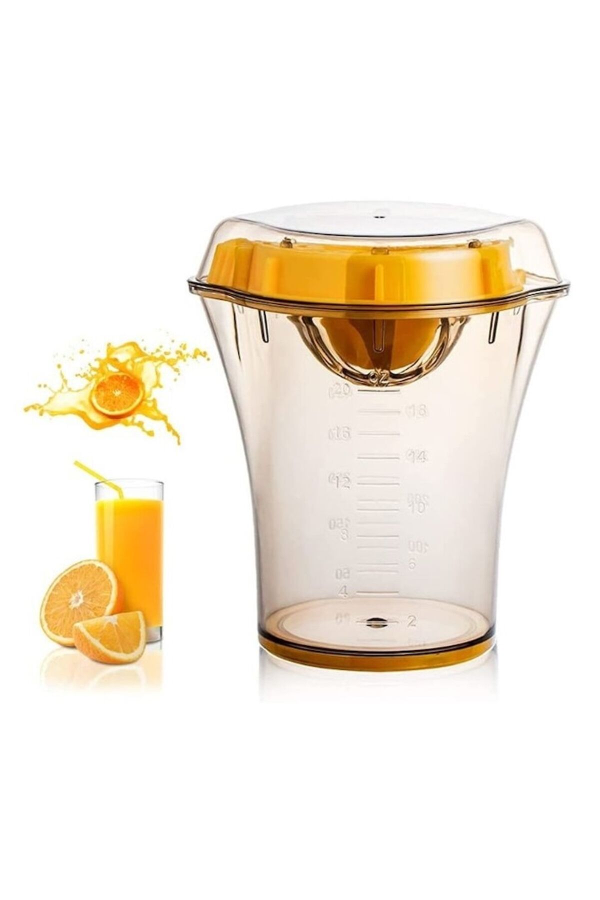 Royal-Manual Citrus Juicer, 600 ml container, 15x8.5x13.5 cm, ABS material, Transparent 3