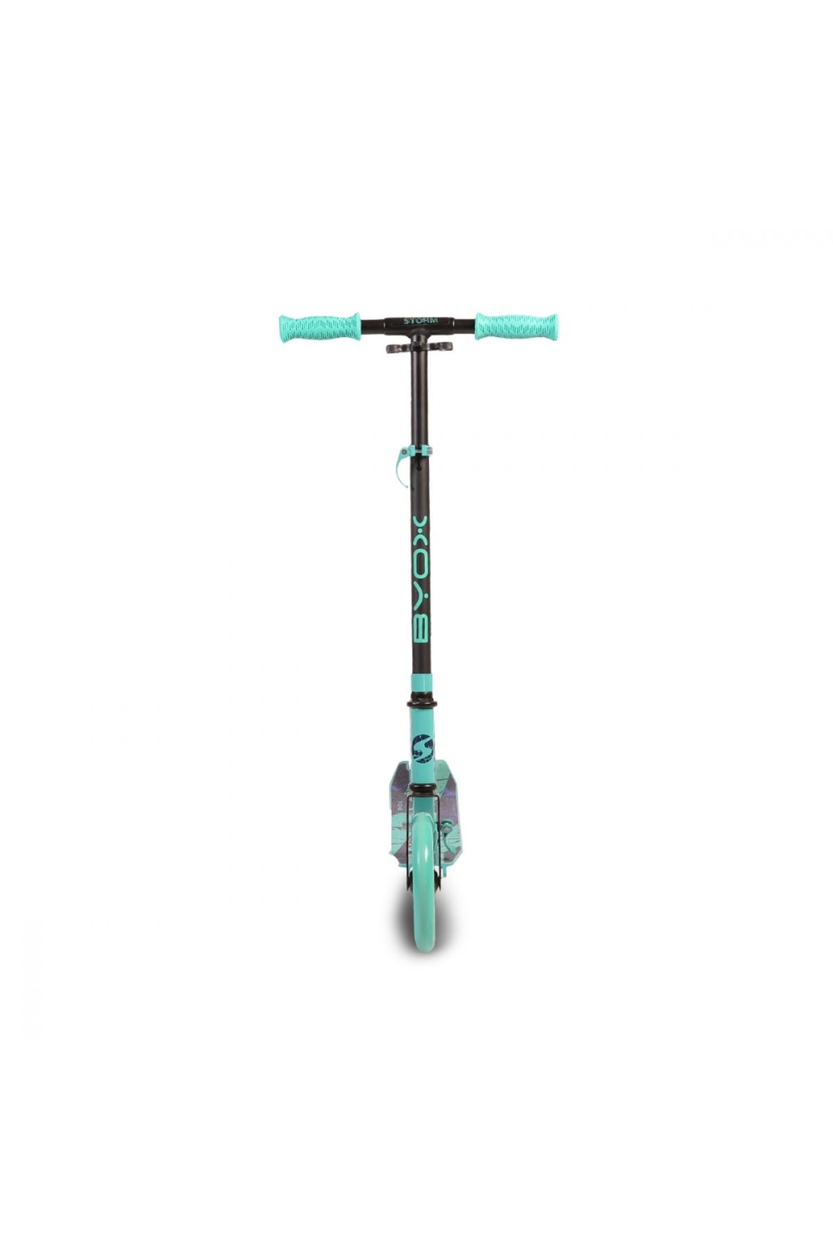 byox-Folding scooter with aluminum frame, adjustable handlebar Storm Turquoise recommended from 5 years old 6