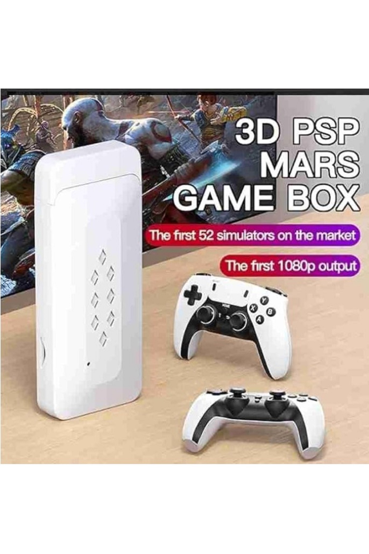 Generic-M22 Game Stick Retro Video Game Console with 2 Wireless Controllers 4