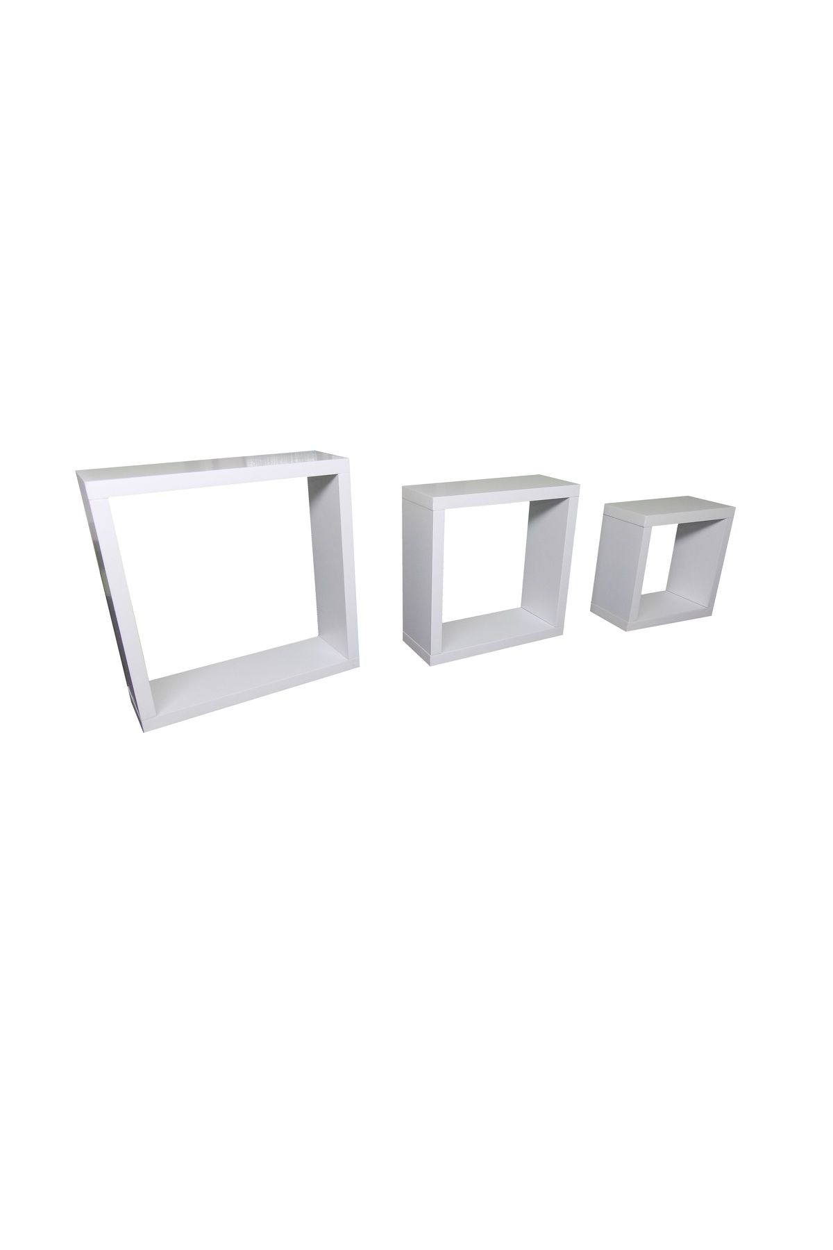 OEM-Set of three wall shelf cubes Cubico White Model CUB 11004 2