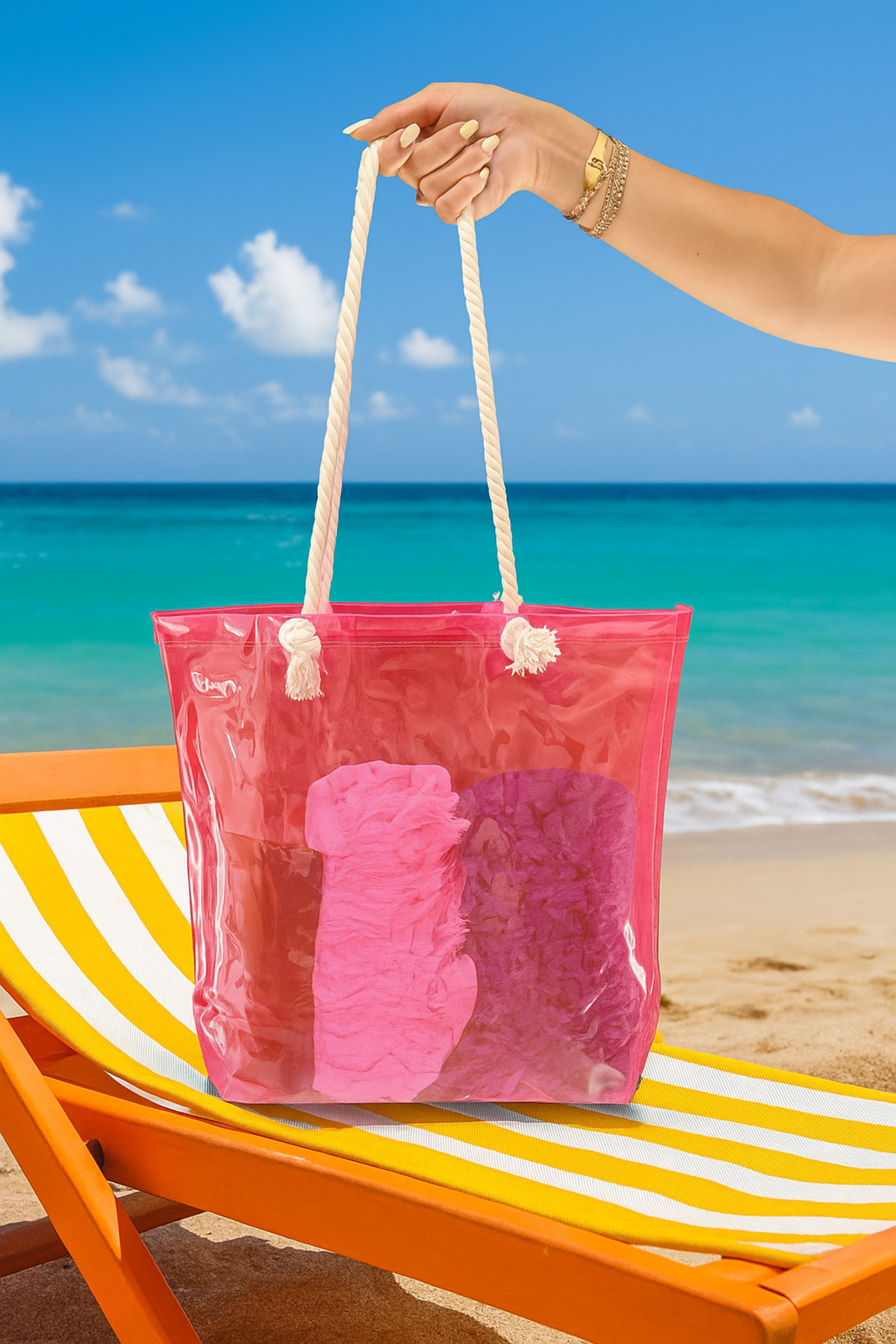 Transparent Beach Bag