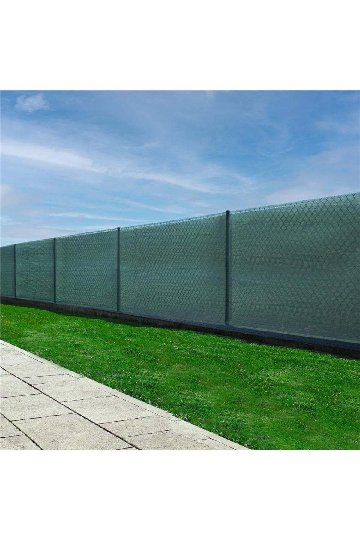 SERSIMO-Shade and privacy net for fence, 1.2m width, 25m length, 140g density, green 8