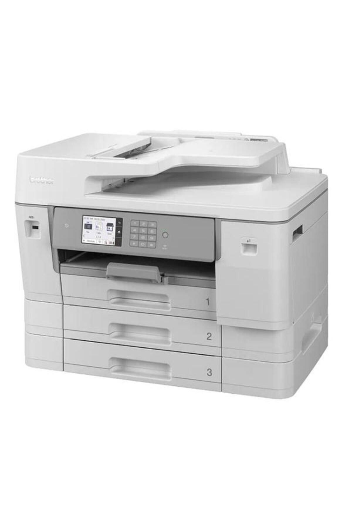 Brother-Multifunctionala InkJet MFC-J6957DW, A3, DADF, NFC, Retea, WiFi, Fax (Alb/Gri) 2