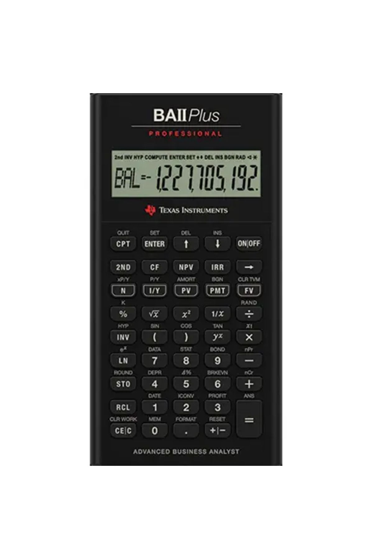 TEXAS-INSTRUMENTS-Calculator financiar profesional Texas Intruments BAII Plus 1