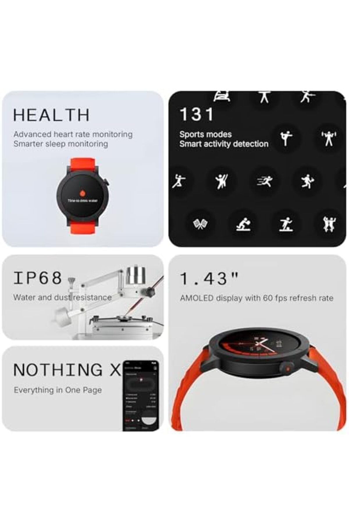 cmf by NOTHING-CMF Watch 3 Pro Dark Grey 5