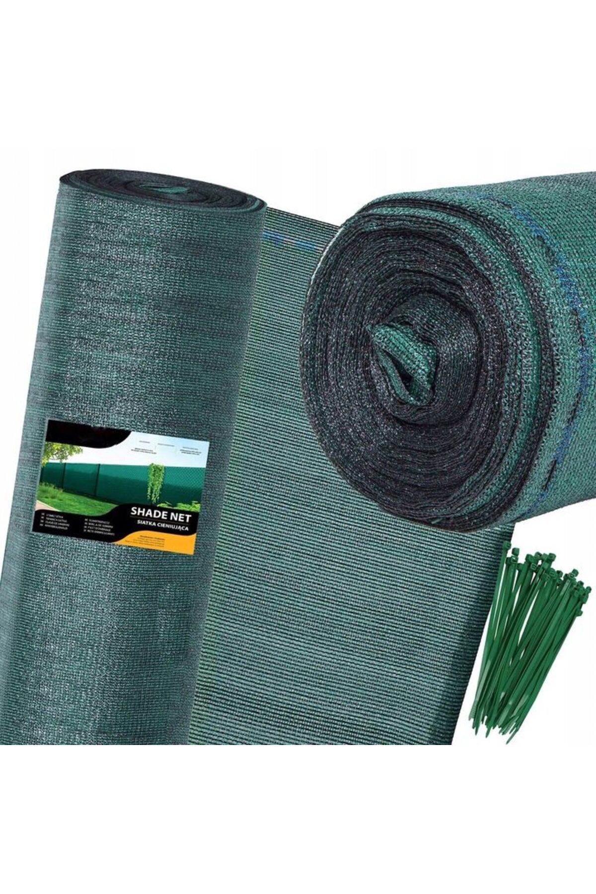 SERSIMO-Shade and privacy net for fence, 1.7m width, 25m length, 140g density, green 5
