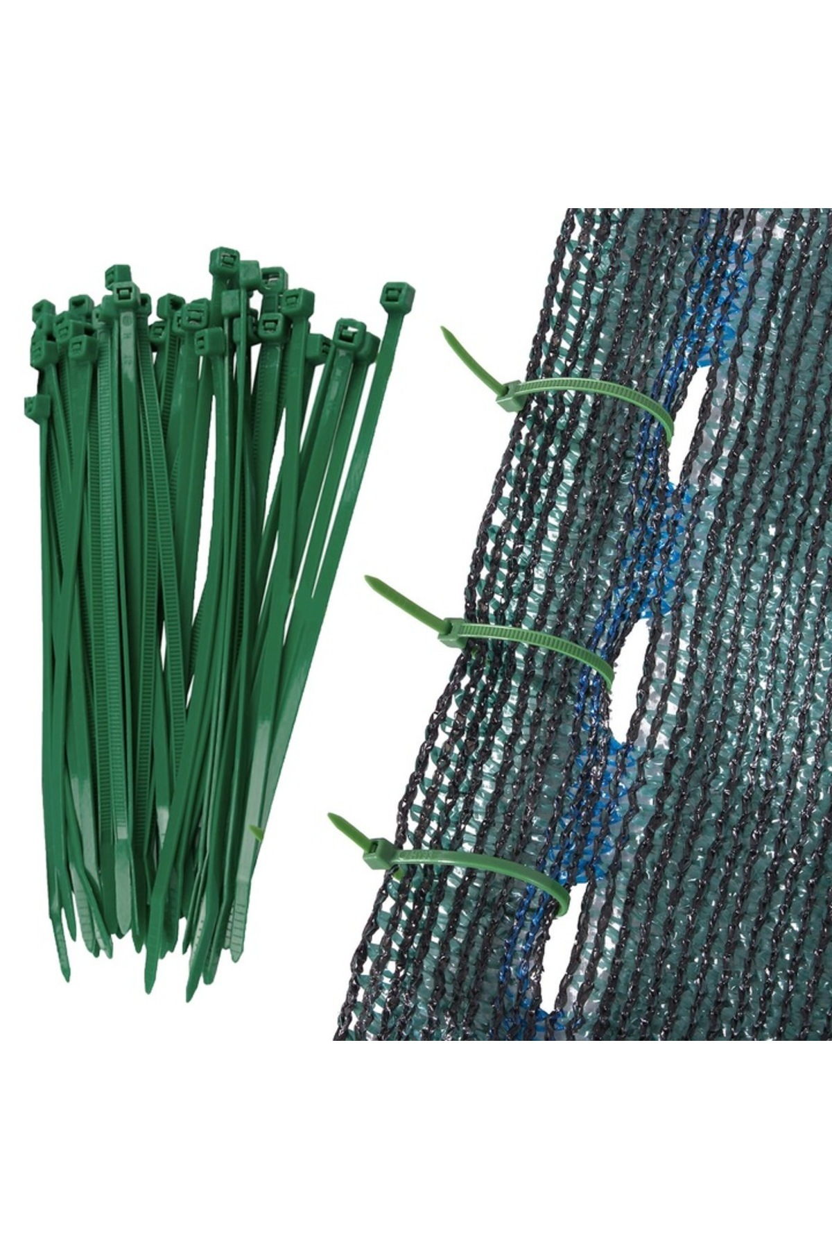 SERSIMO-Shade and privacy net for fence, 1.5m width, 50m length, 140g density, green 6