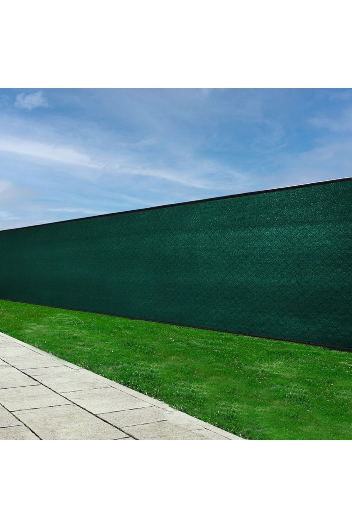 SERSIMO-Shade and privacy net for fence, 1.5m width, 25m length, 185g density, green 7