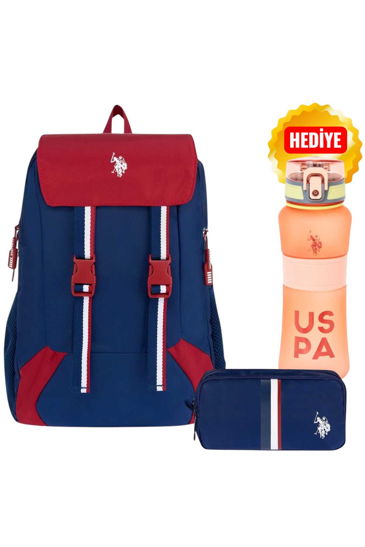 یو اس پولو کوله پشتی مدرسه، جامدادی