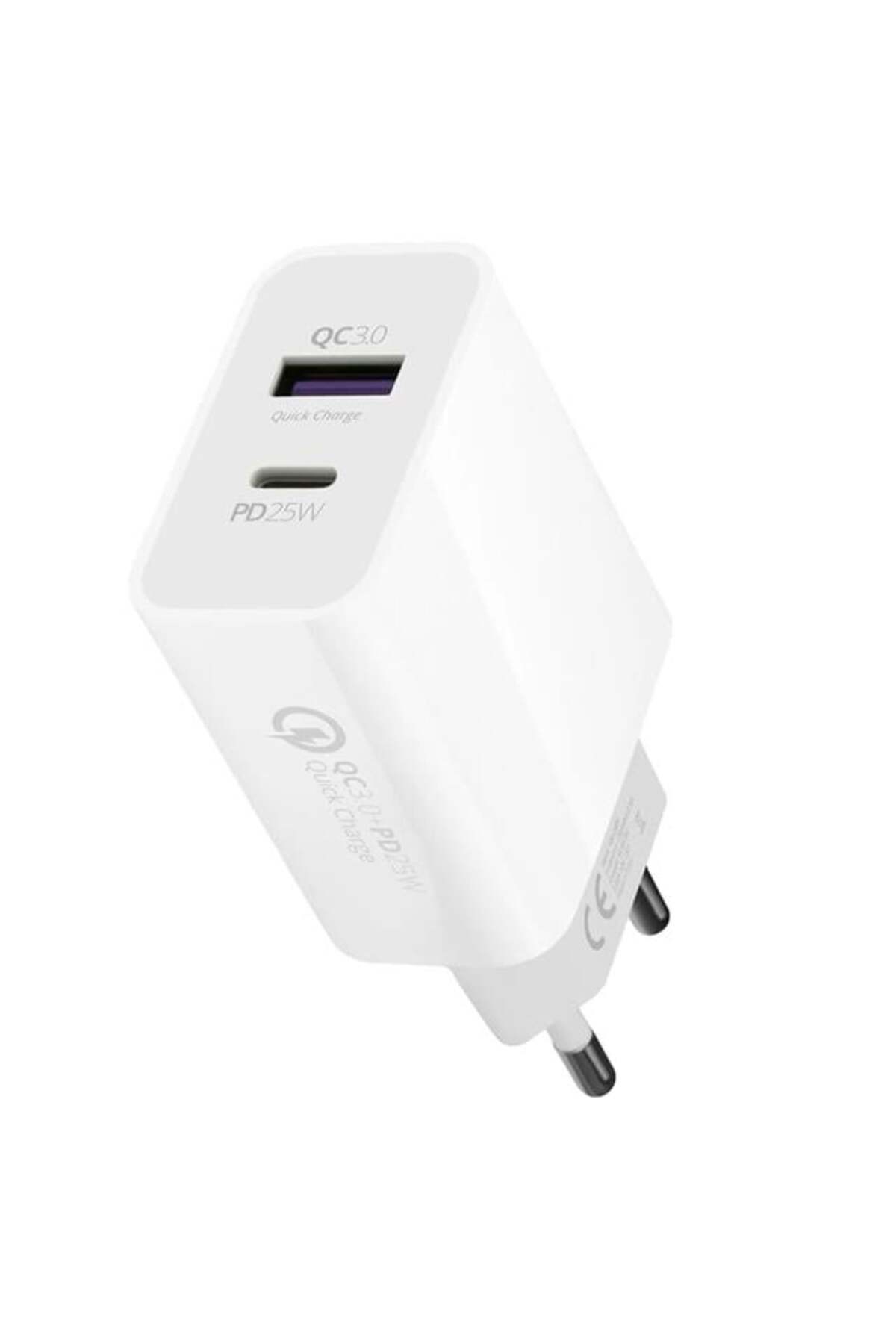 Genel Markalar Powerway Hw25 Usb 3.0 / Type-C 25W 3.0 A Hızlı Şarj Aleti Başlığı Pd25W