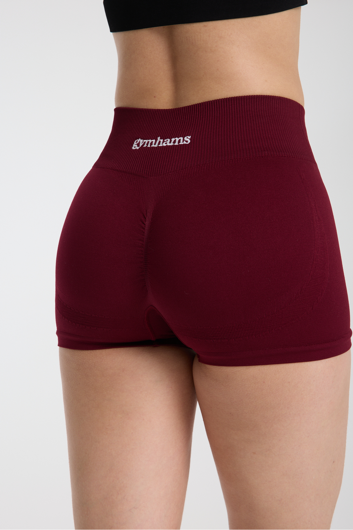 gymhams Drop Shorts Lacivert Kalça Büzgülü Süper Mini Şort, Push-up Toparlayıcı & Şekillendirici görsel 5