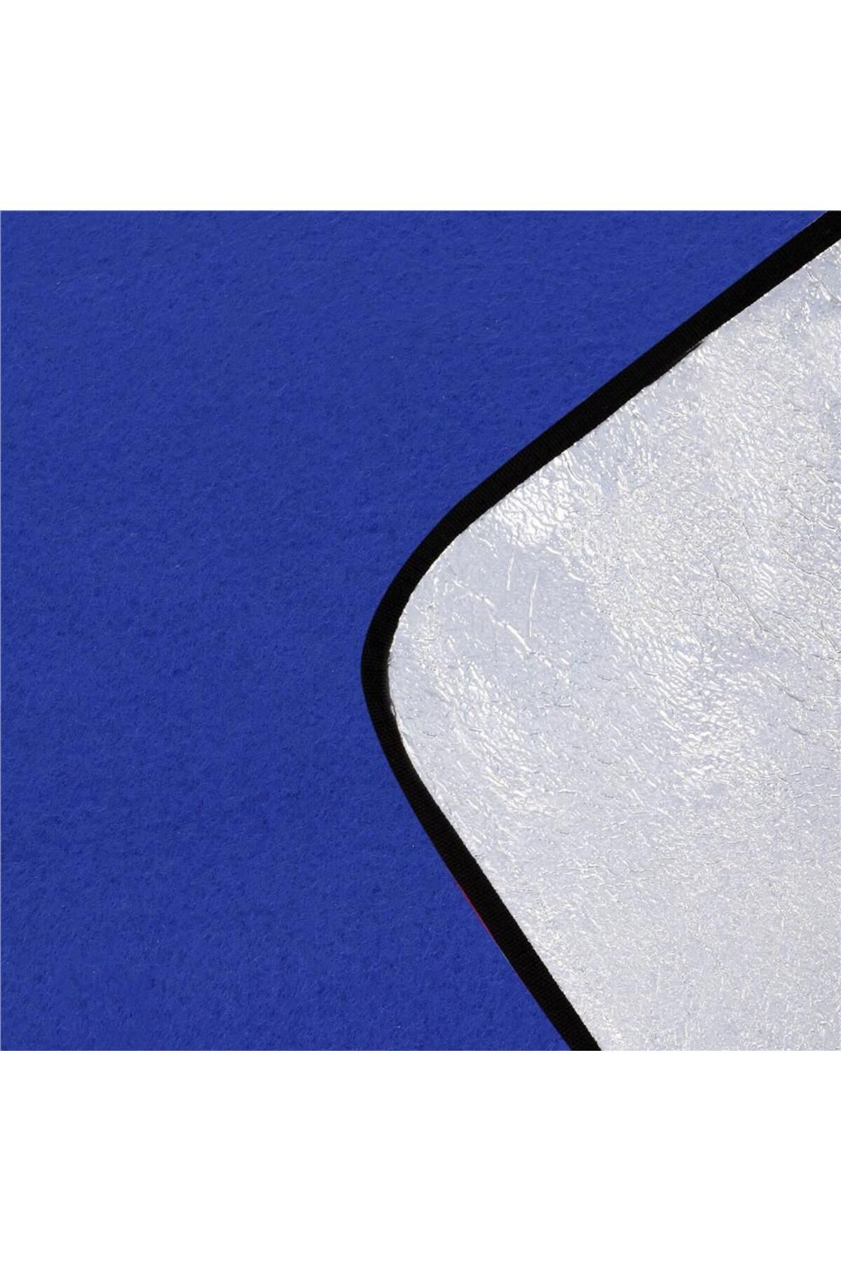 SERSIMO-Picnic or beach blanket, with insulating foil and handle, 200x200cm, cobalt blue 3