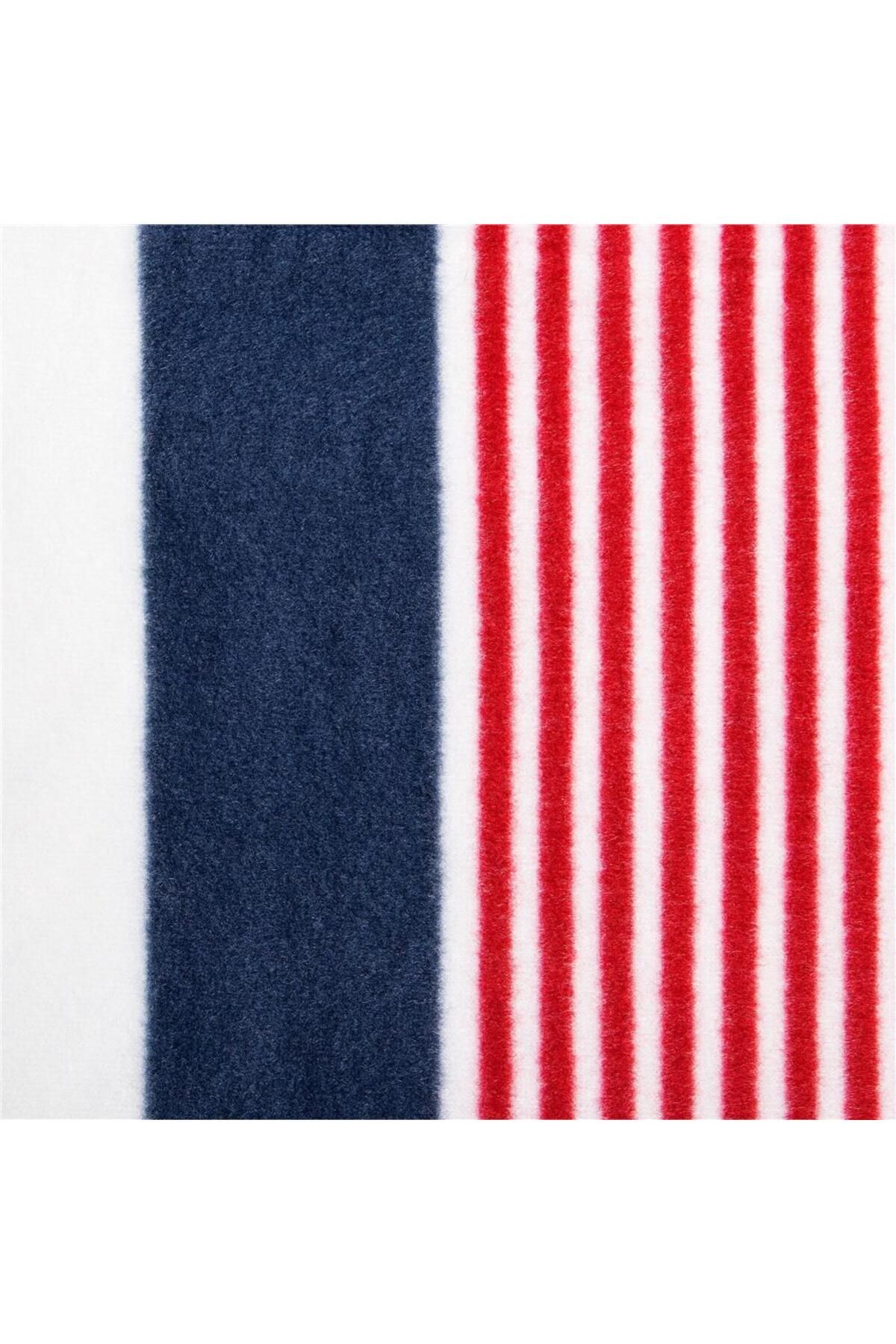 SERSIMO-Picnic or beach blanket, with insulating foil and handle, 200x200cm, blue red 3