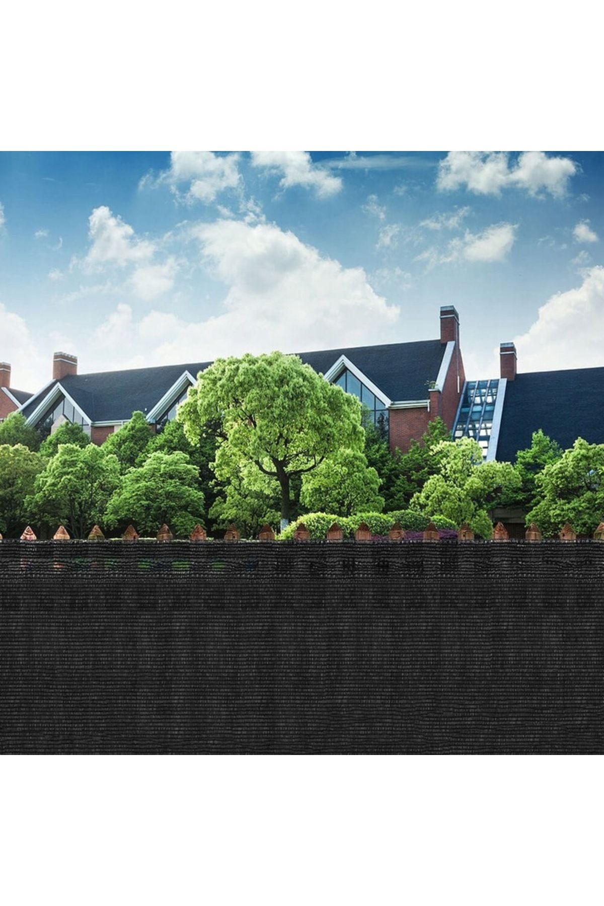 SERSIMO-Shade and privacy net for fence, 1.5m width, 50m length, 140g density, gray 8