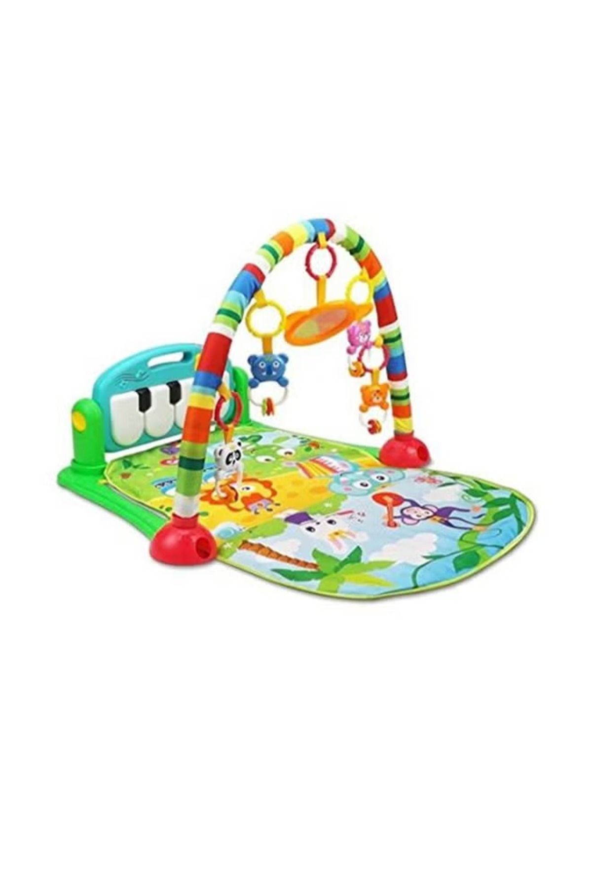 rexa-Interactive Baby Play Mat with Piano – Soft Activity Gym for Early Development 3