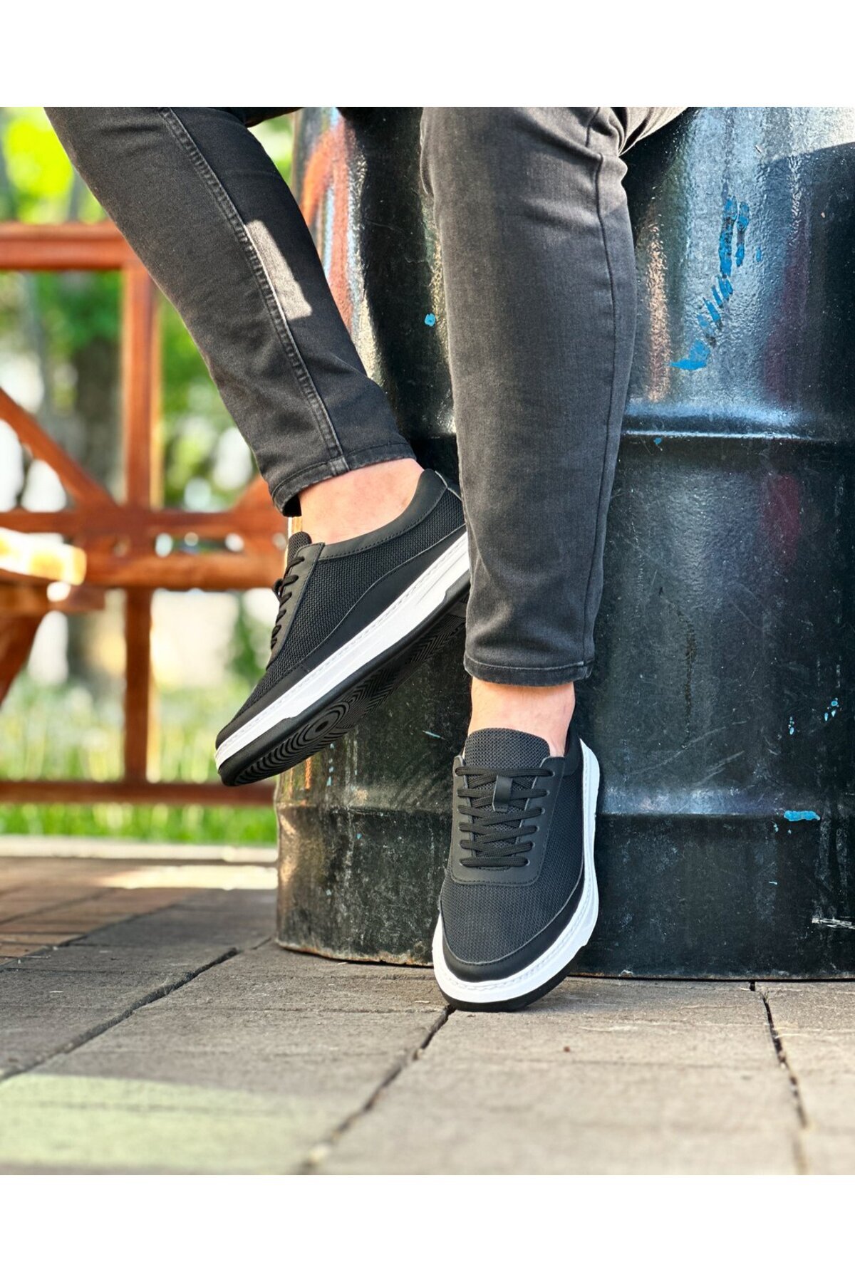 ایتالیانو آیاکابی کفش کتانی مردانه بارکلی مدل LINEN EVA TAN