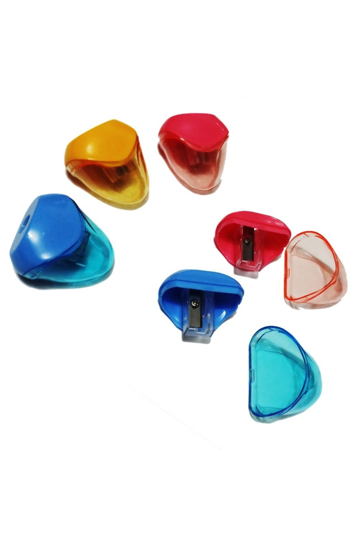 fitkaer-Fitak 2-in-1 Eraser & Sharpener Combo – 4pcs Multi-Color Set | Compact, Non-Toxic & Kid-Friendly 3