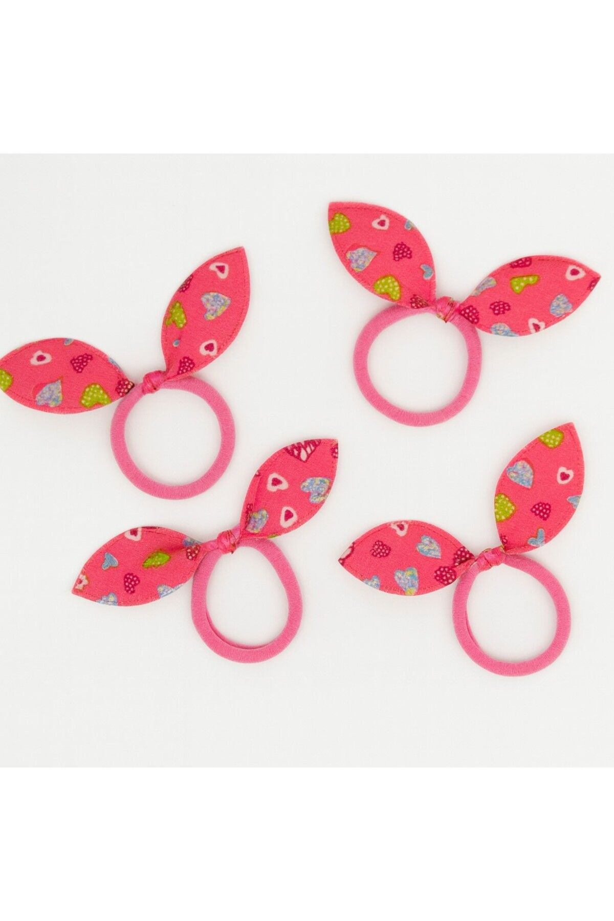 SeaBubbles-Rabbit Ear Elastic Buckle 4 Pieces Standard Fuchia 1