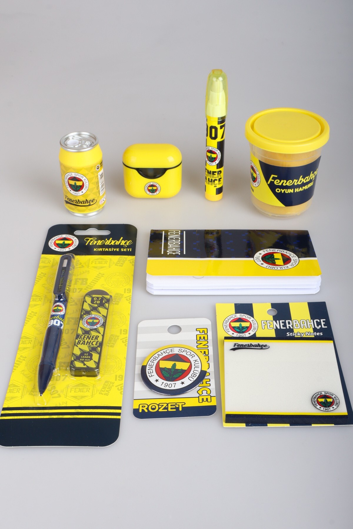 uniJosef Schuster ドイツ製ケース付き 1994年 Fenerbahçe DEKOMUS İLE 1907 KIRTASİYE SETİ POST-IT,OYUN HAMURU