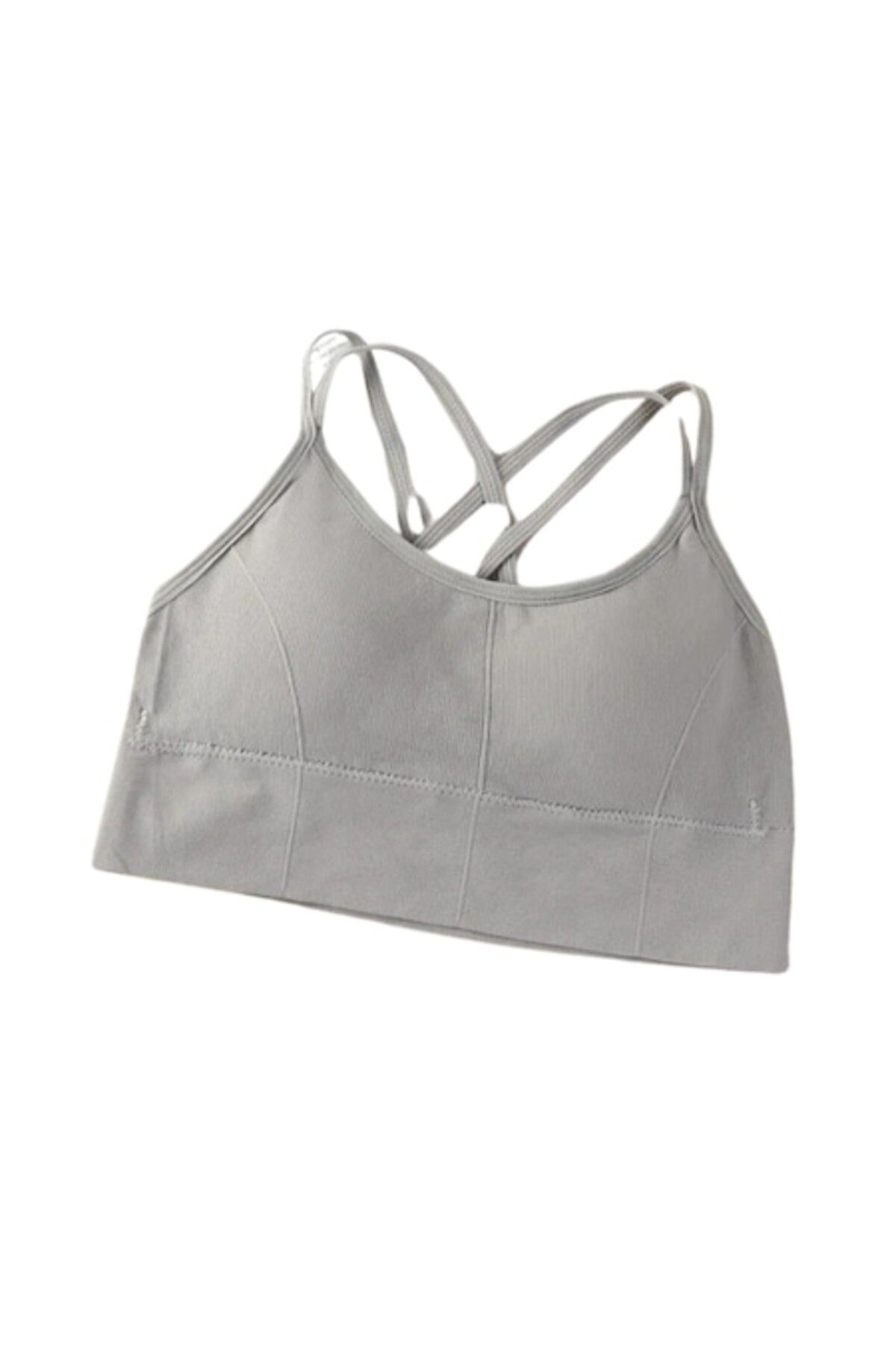 Mixbo-- Gym bra, with straps and bare back, seamless, Push Up model, universal size 1