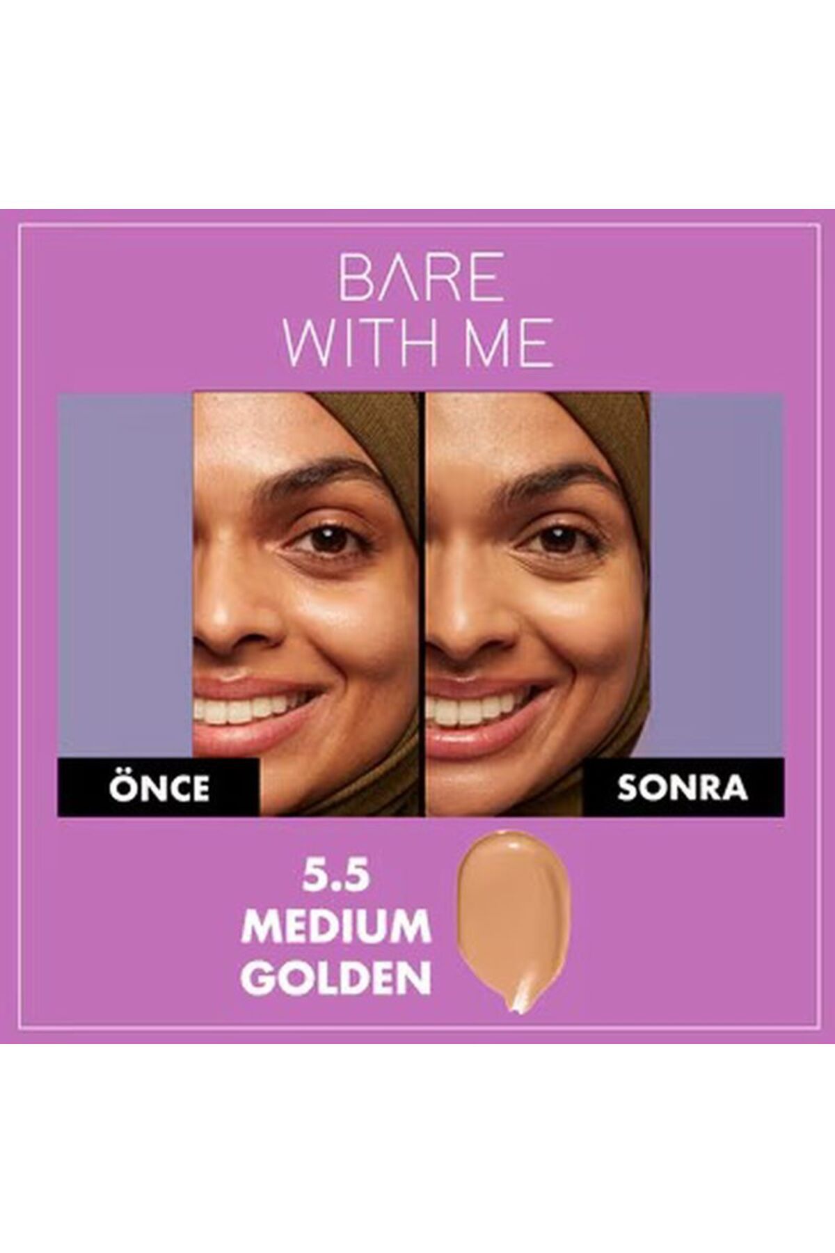 NYX-Bare with Me Conceal and Calm Serum 5.5 Medium Golden 3