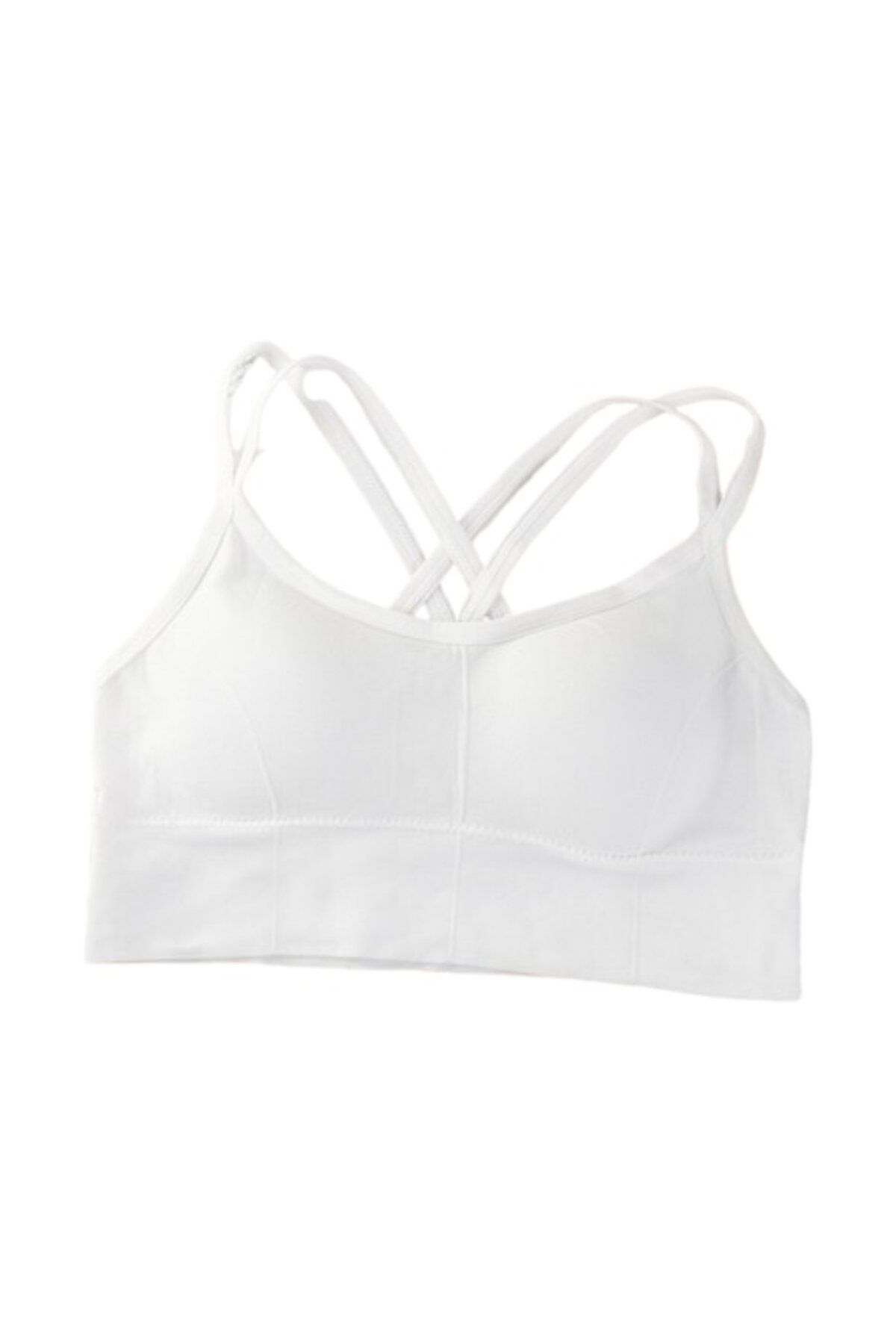 Mixbo-- Gym bra, with straps and bare back, seamless, Push Up model, size U 1